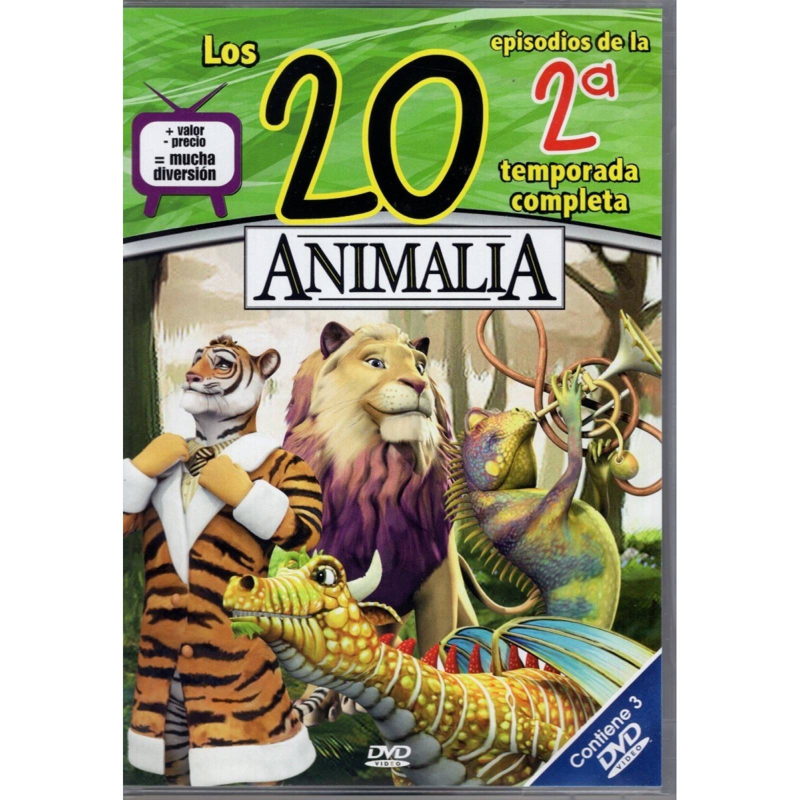 Animalia Los 20 Episodios De La Segunda Temporada 2 Dos Dvd