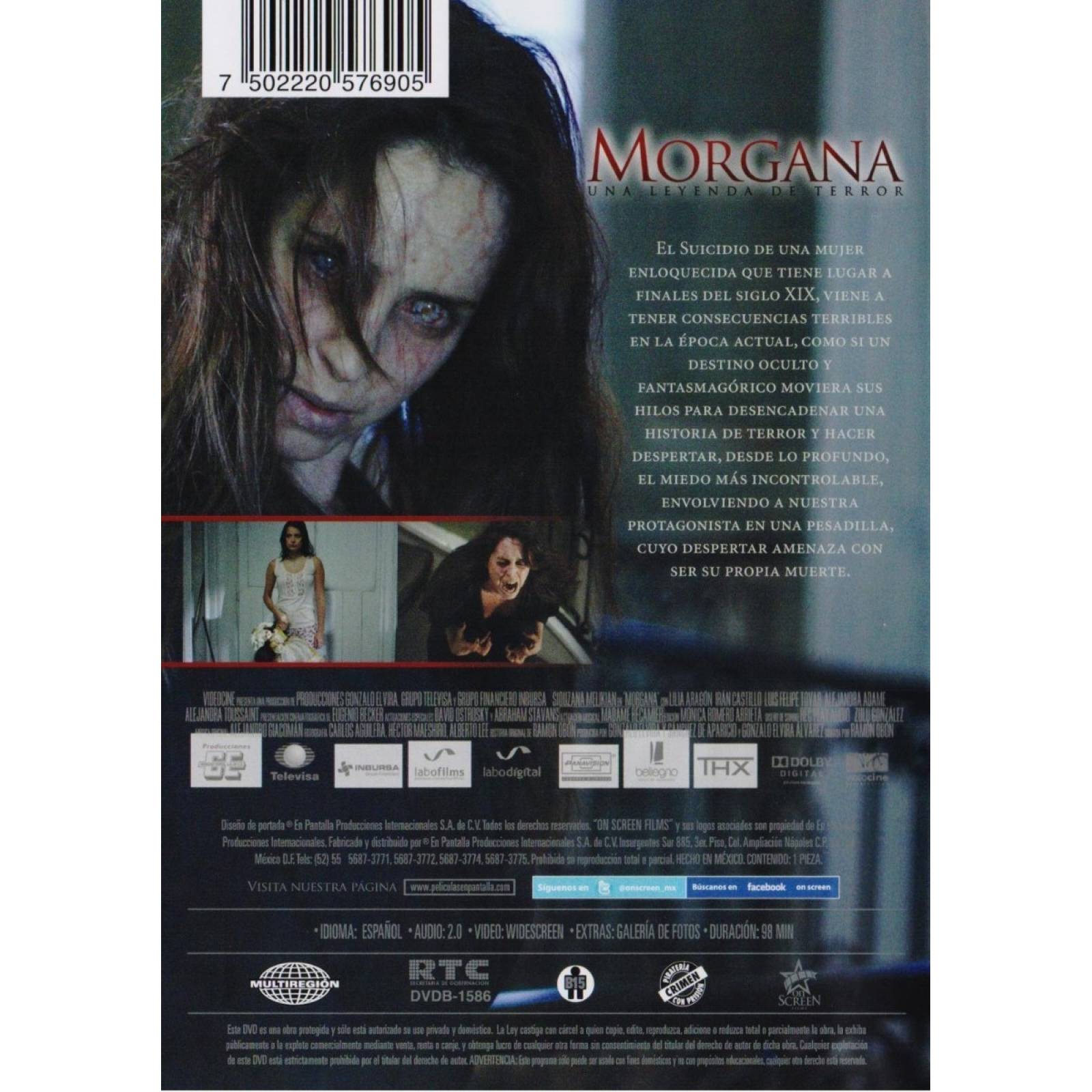 Morgana Una Leyenda De Terror Luis Felipe Tovar Pelicula Dvd