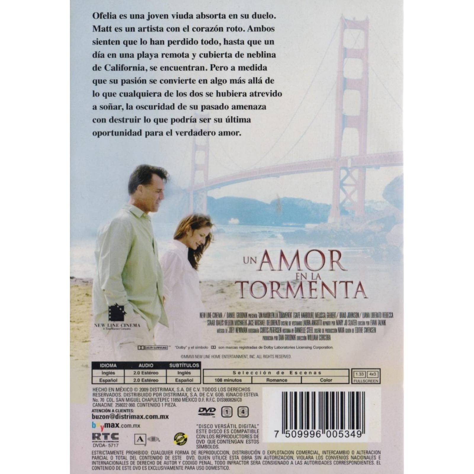 Un Amor En La Tormenta Pelicula Dvd