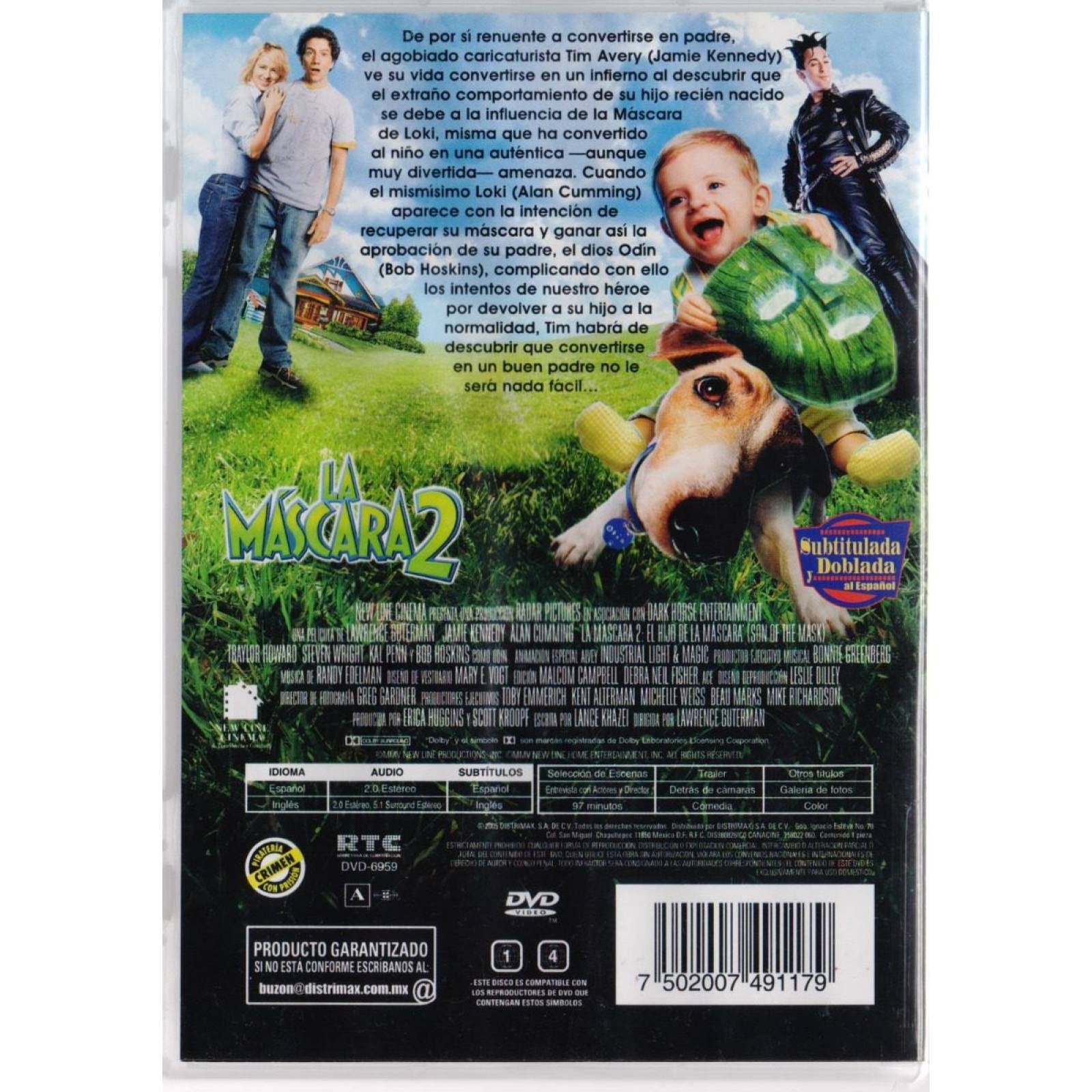 La Mascara 2 Dos Son Of The Mask Pelicula Dvd