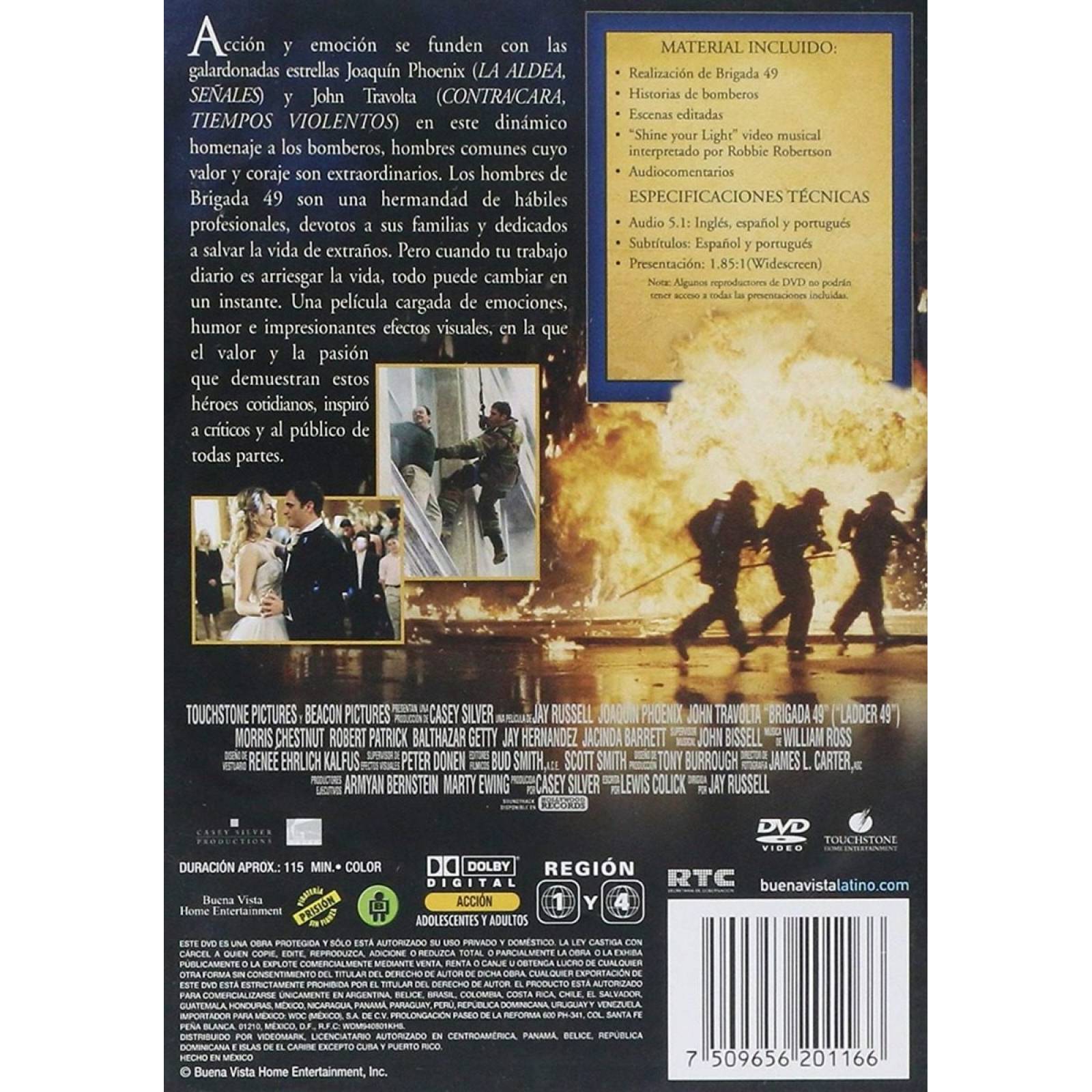 Brigada 49 Ladder 49 John Travolta Pelicula Dvd