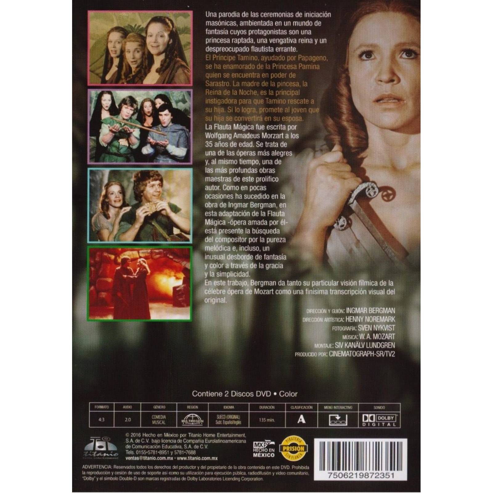 La Flauta Magica 1975 Josef Kostlinger Mini Serie Dvd