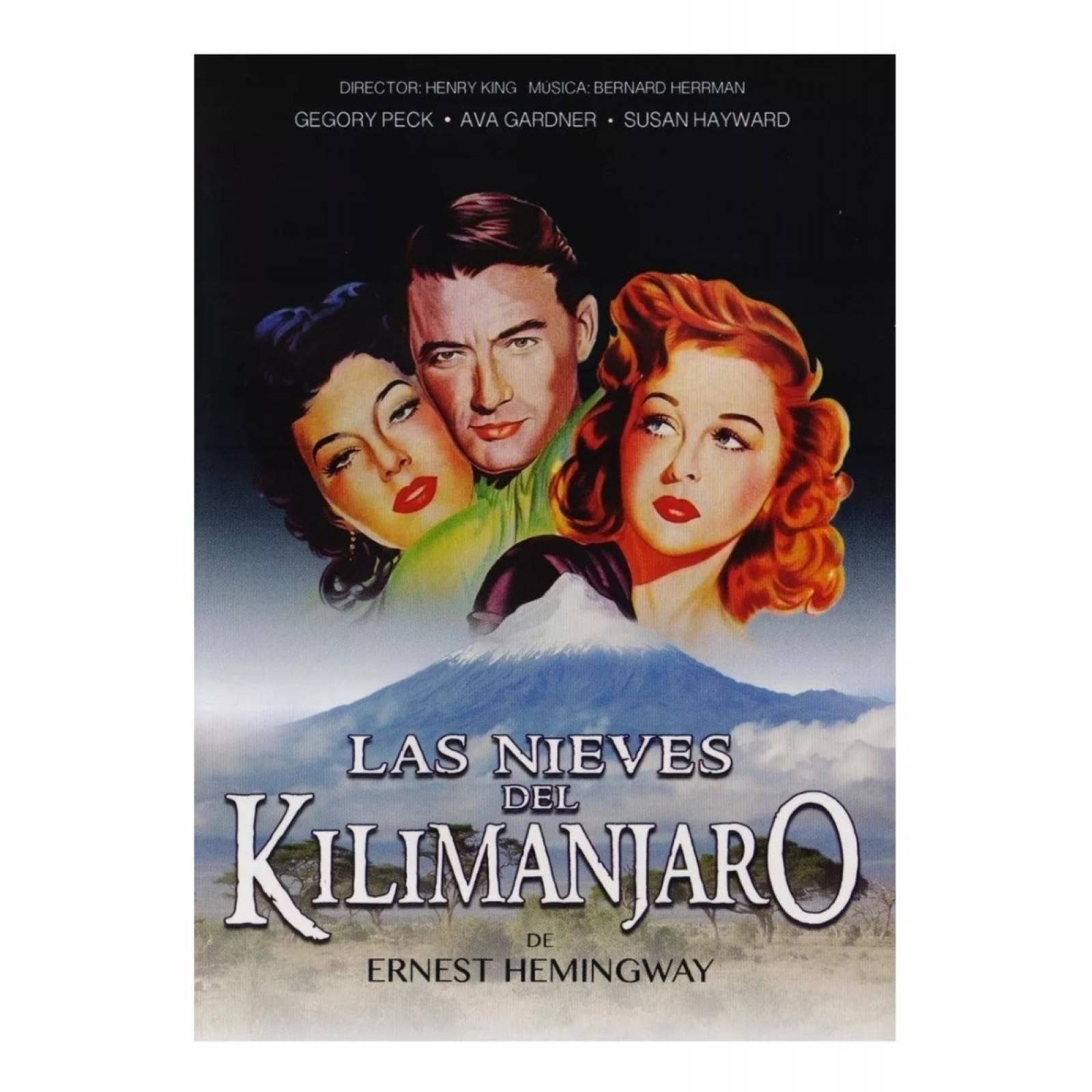 Las Nieves Del Kilimanjaro 1952 Gregory Peck Pelicula Dvd