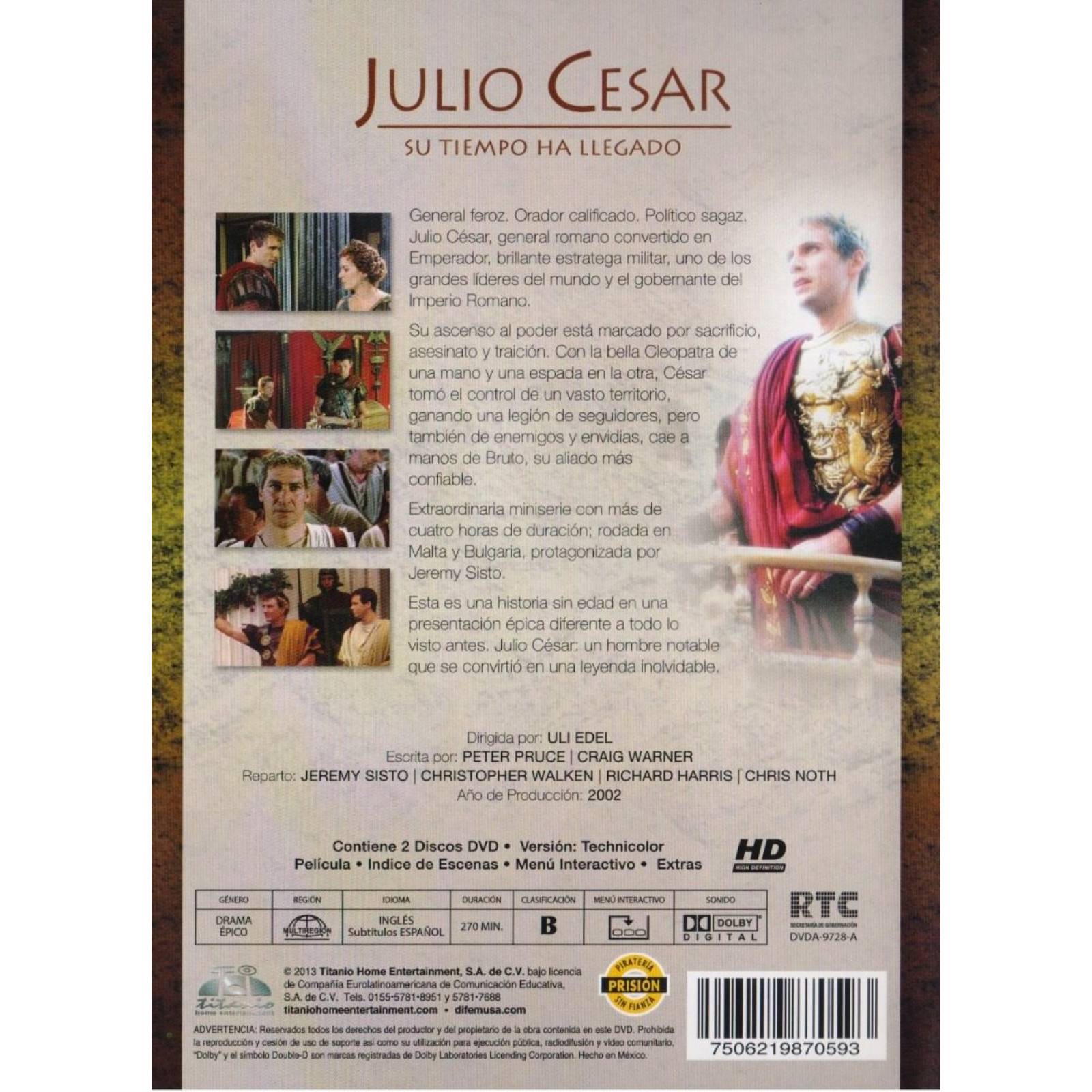 Julio Cesar Su Tiempo A Llegado Jeremy Sisto Serie Dvd