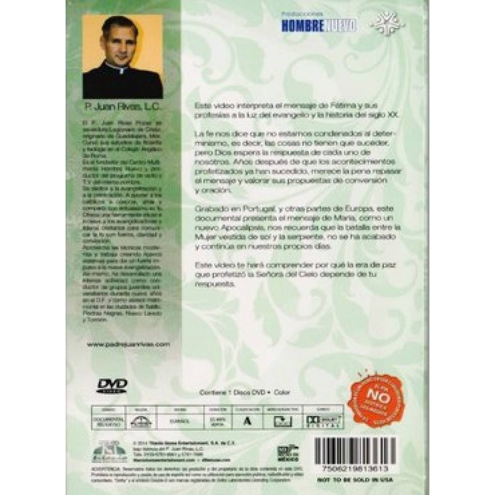 Fatima La Profesia Se Cumplio Documental Dvd