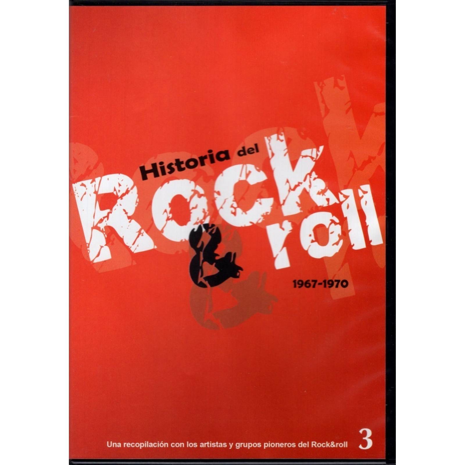 Historia Del Rock & Roll 1967-1970 Vol 3 Documental Dvd