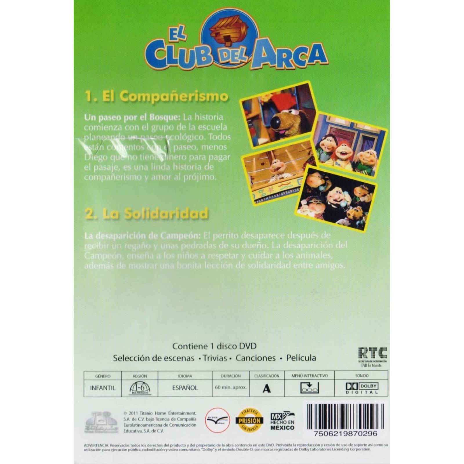 El Compañerismo Y La Solidaridad El Club Del Arca Dvd