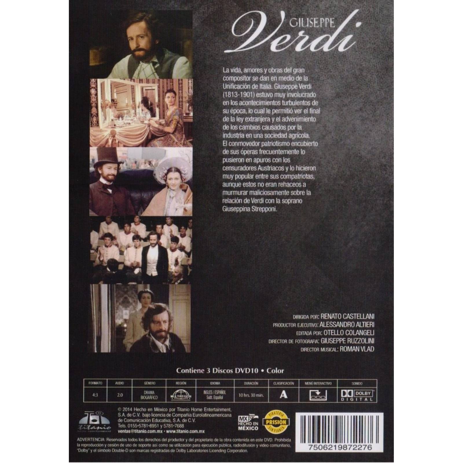 Giuseppe Verdi 2003 Ronald Pickup Mini Serie Dvd