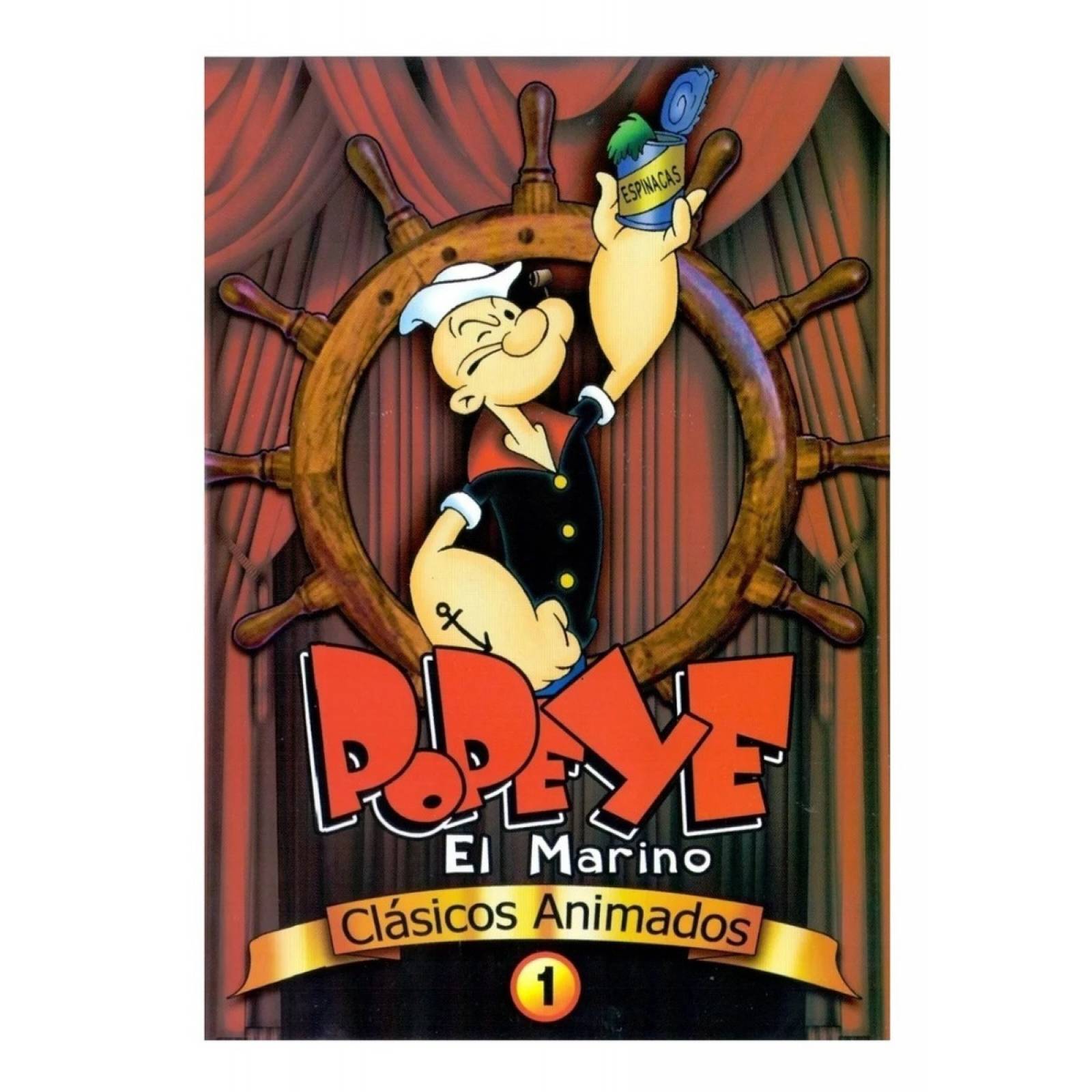 Popeye El Marino Clasicos Animados Primer Volumen 1 Uno Dvd