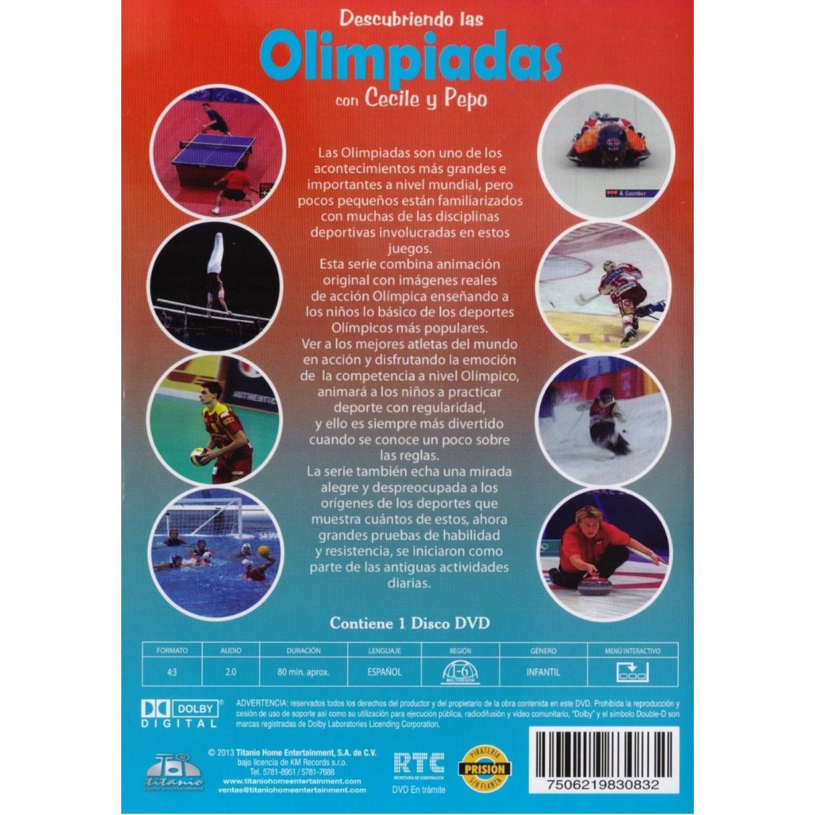 Descubriendo Las Olimpiadas Documental Dvd