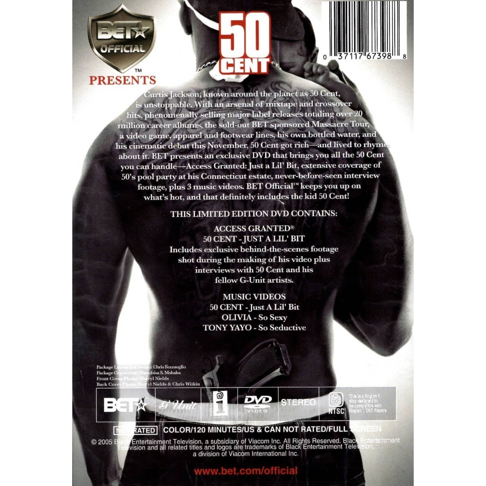 Bet Official Presenta 50 Cent Pelicula Dvd