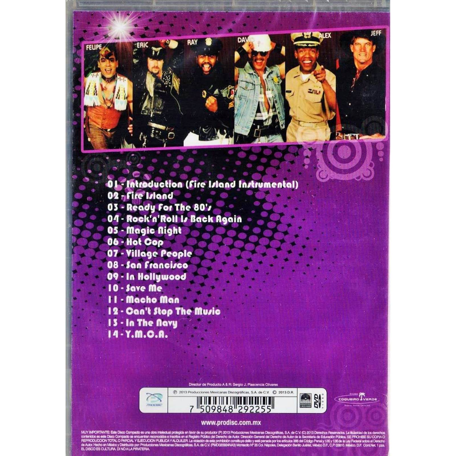 Village People Live At Budokan Concierto Musical Dvd