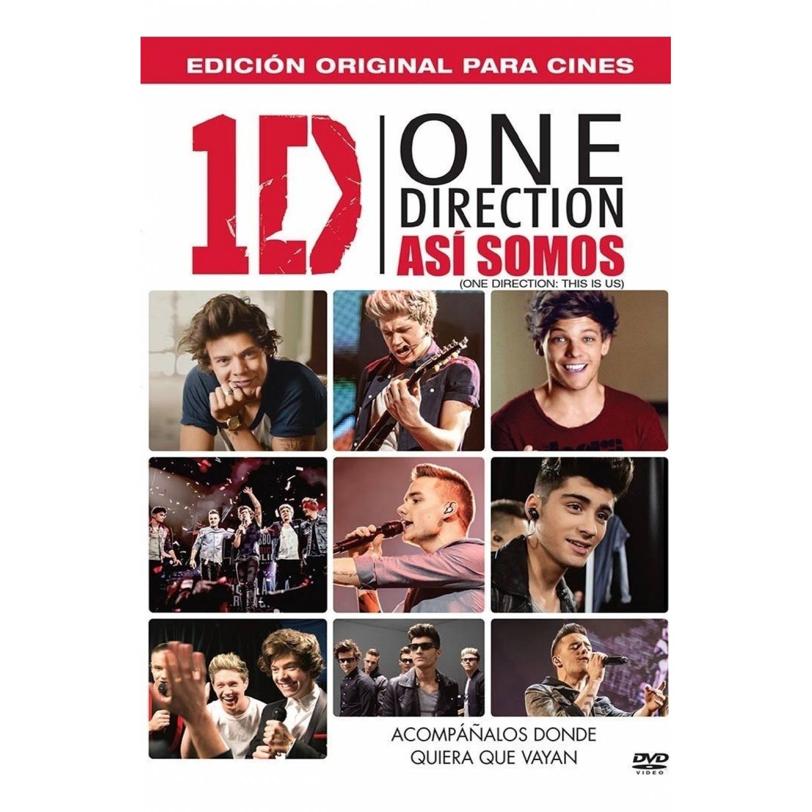 One Direction 1d Asi Somos Pelicula Documental Dvd