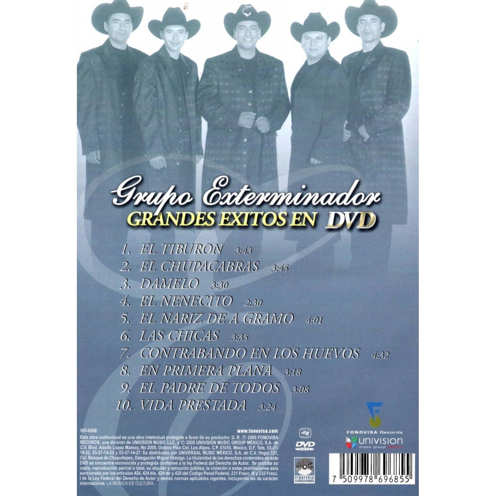 Grupo Exterminador Grandes Exitos Dvd