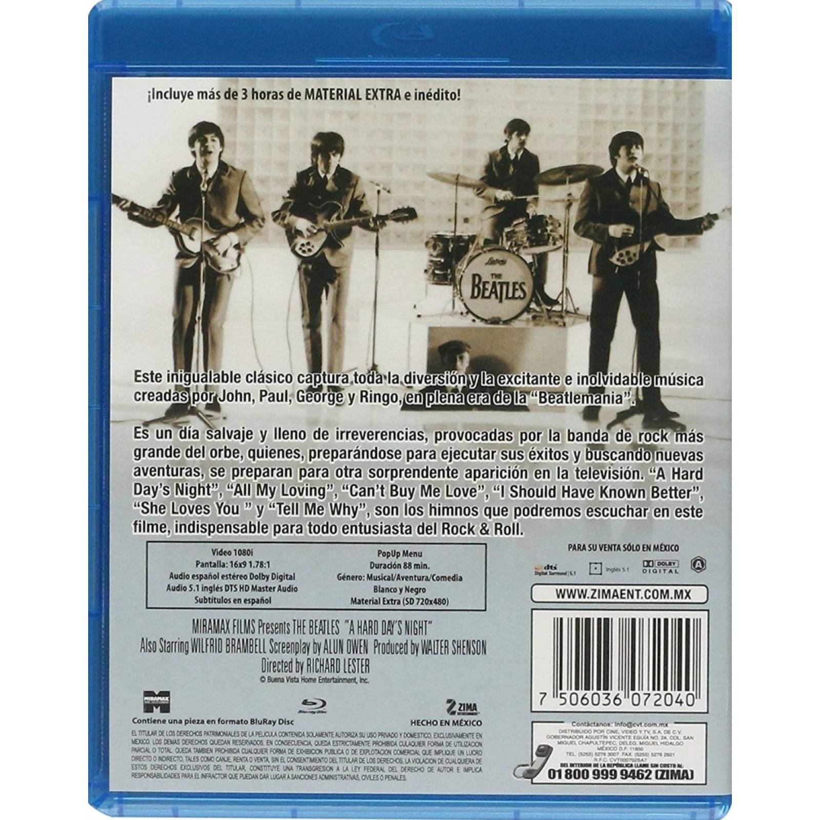 The Beatles A Hard Day ' S Night Pelicula Blu-ray