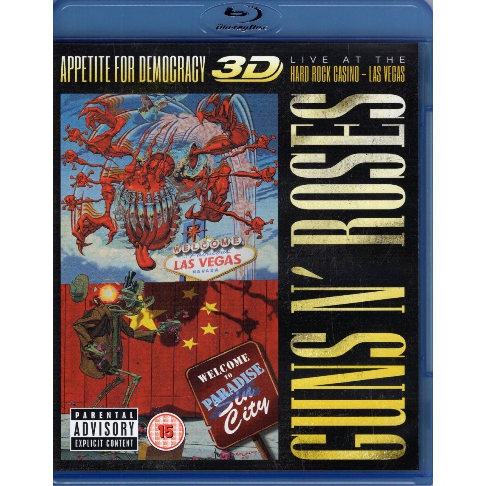 Guns N Roses Appetite For Democracy 3d Live Casino Blu-ray