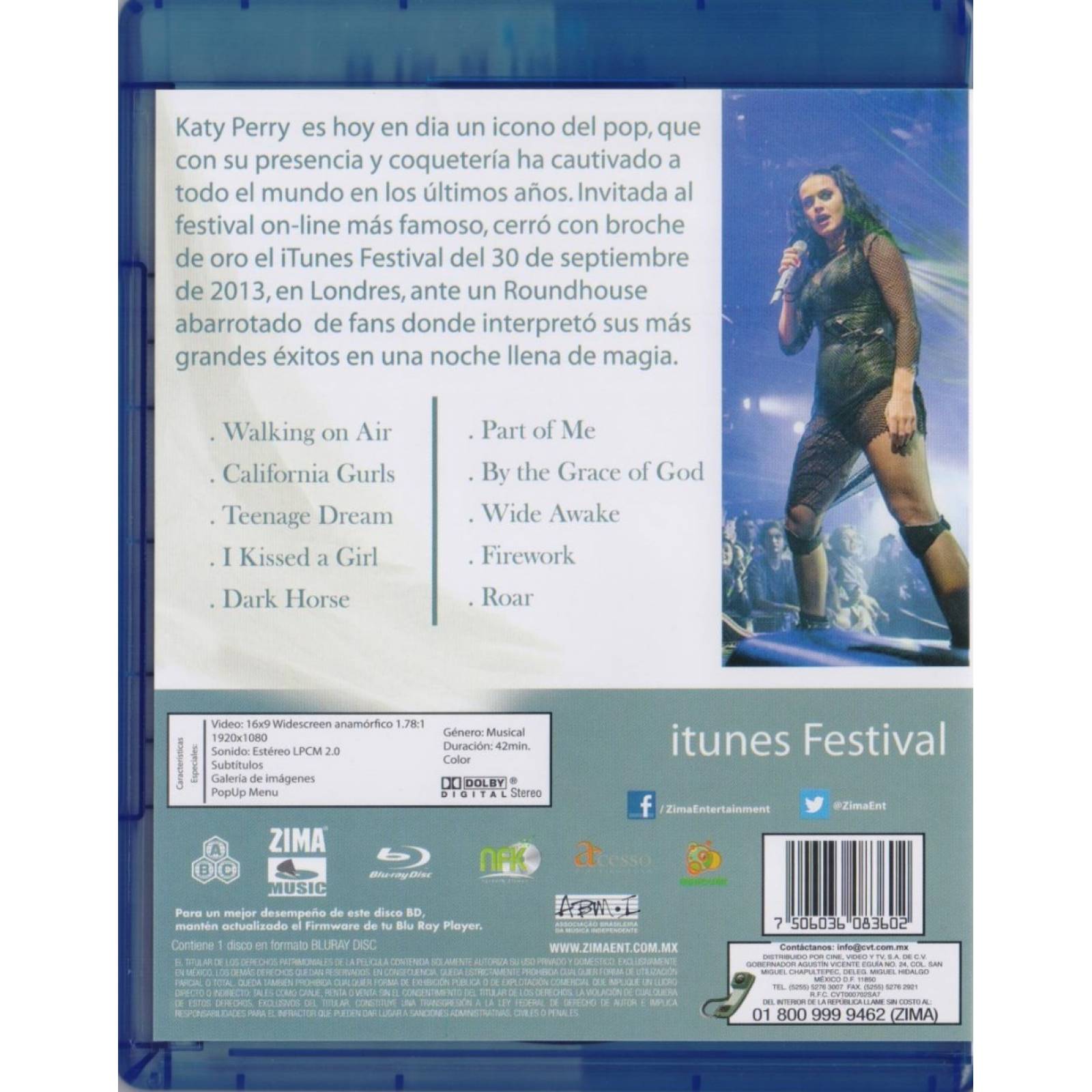 Katy Perry Itunes Festival Blu-ray
