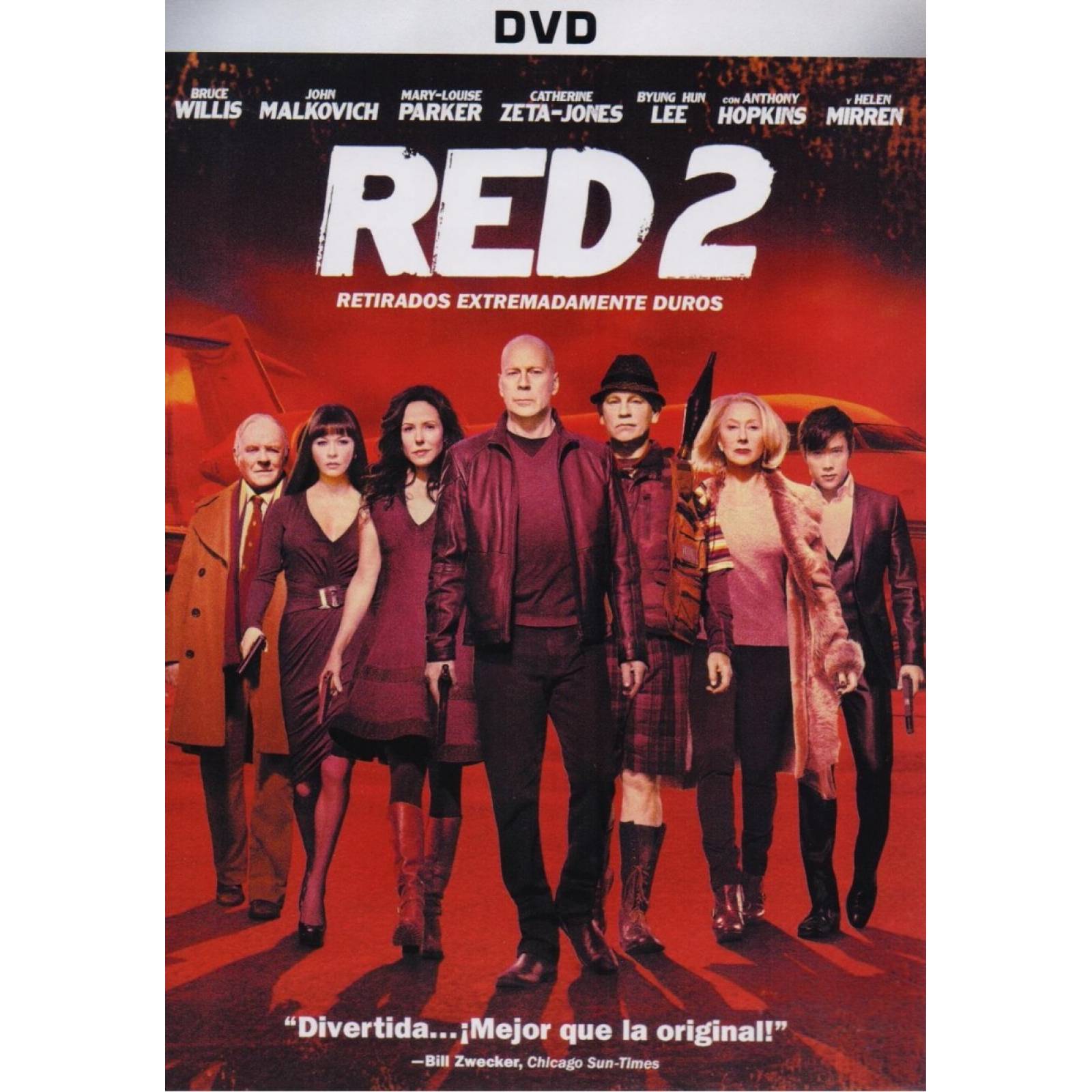 Red 2 Dos Retirados Extremadamente Duros Pelicula Dvd.