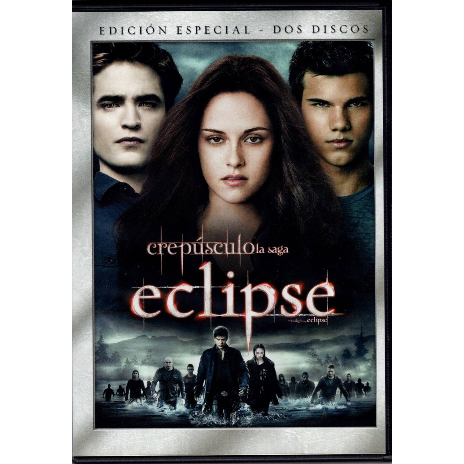 Eclipse Kristen Stewart Pelicula Dos Discos Dvd.