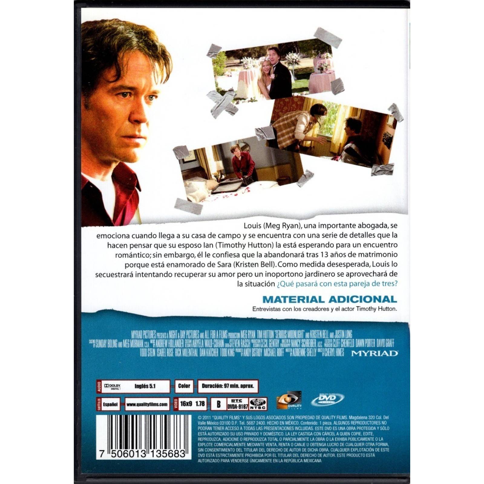 Una Pareja De Tres Meg Ryan Pelicula Dvd.