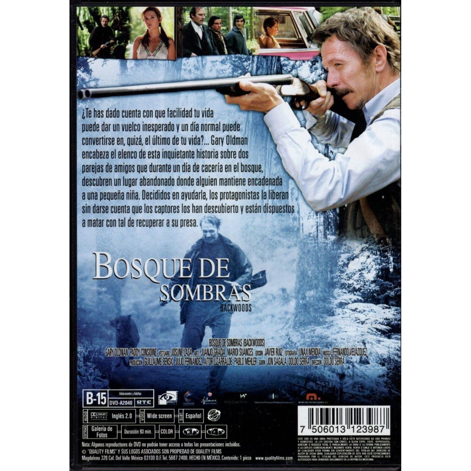 Bosque De Sombras Backwoods Gary Oldman Pelicula Dvd