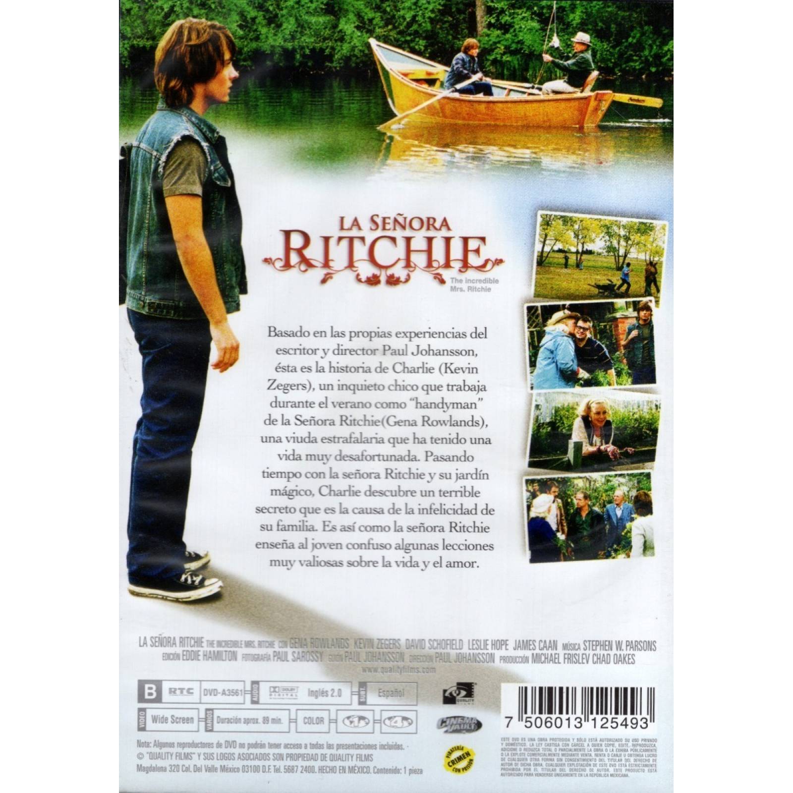 La Señora Ritchie The Incredible Mrs Ritchie Pelicula Dvd