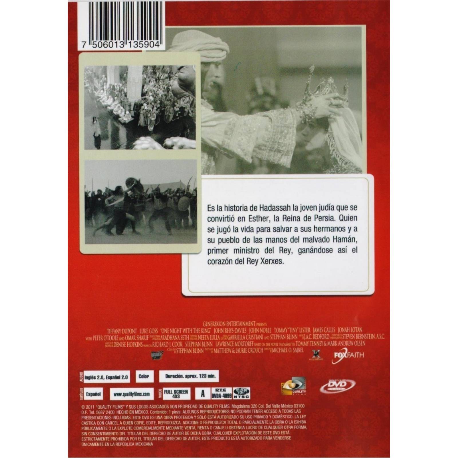 La Reina De Persia One Night King 2006 Pelicula Dvd