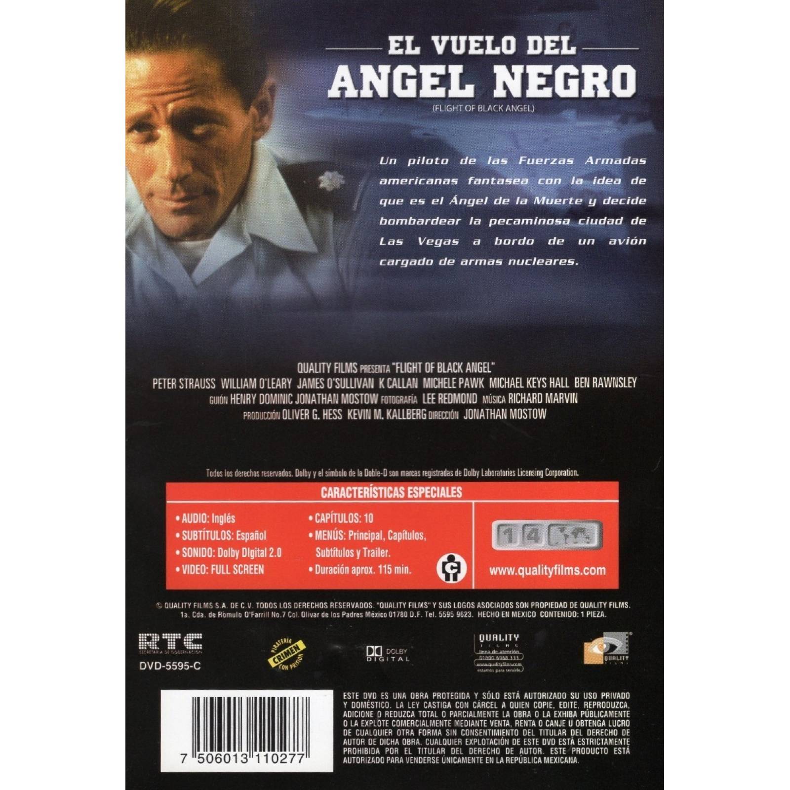 El Vuelo Del Angel Negro Peter Strauss Pelicula Dvd