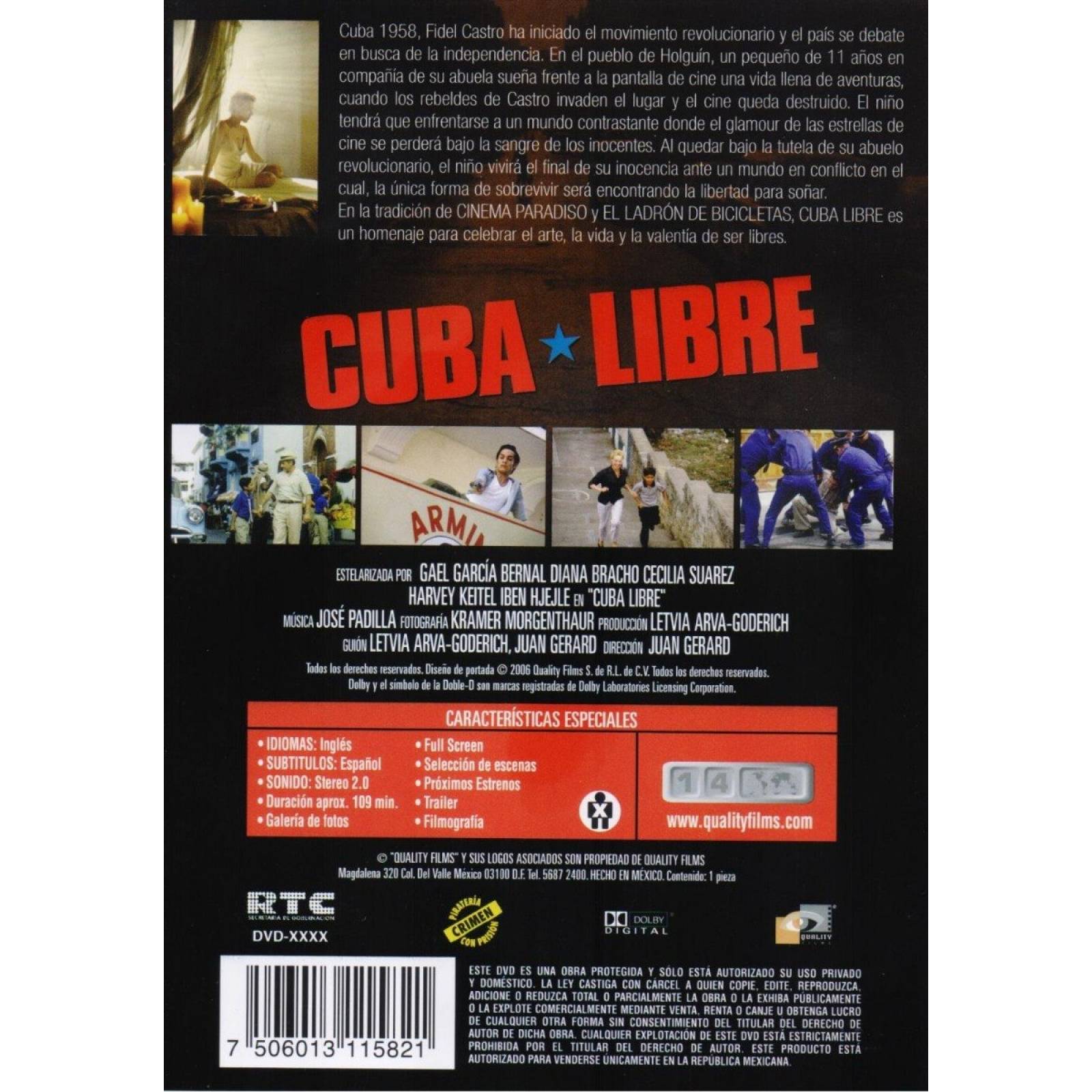 Cuba Libre Dreaming Of Julia Gael Garcia Bernal Pelicula Dvd
