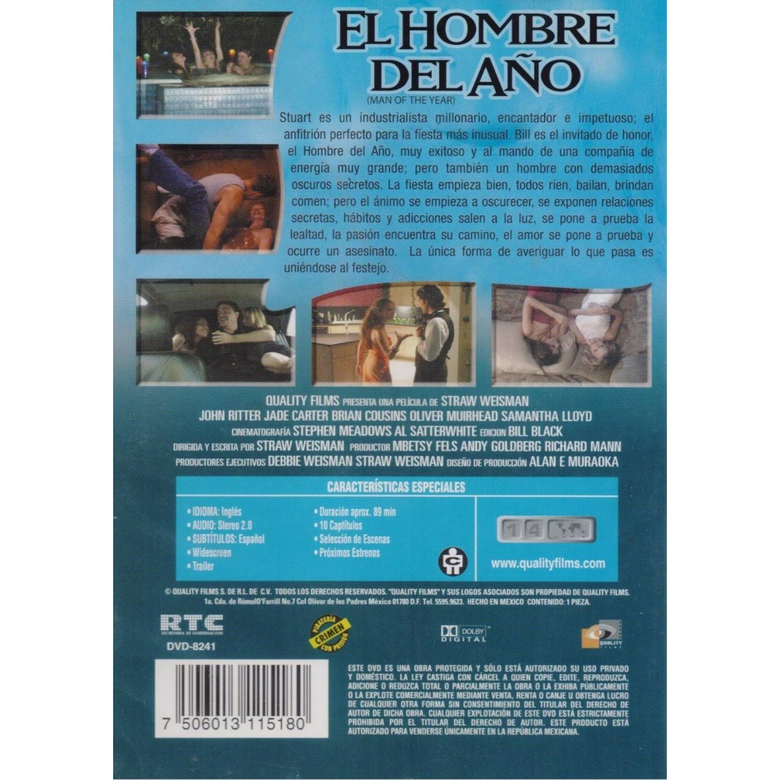 El Hombre Del Año Man Of The Year John Ritter Pelicula Dvd