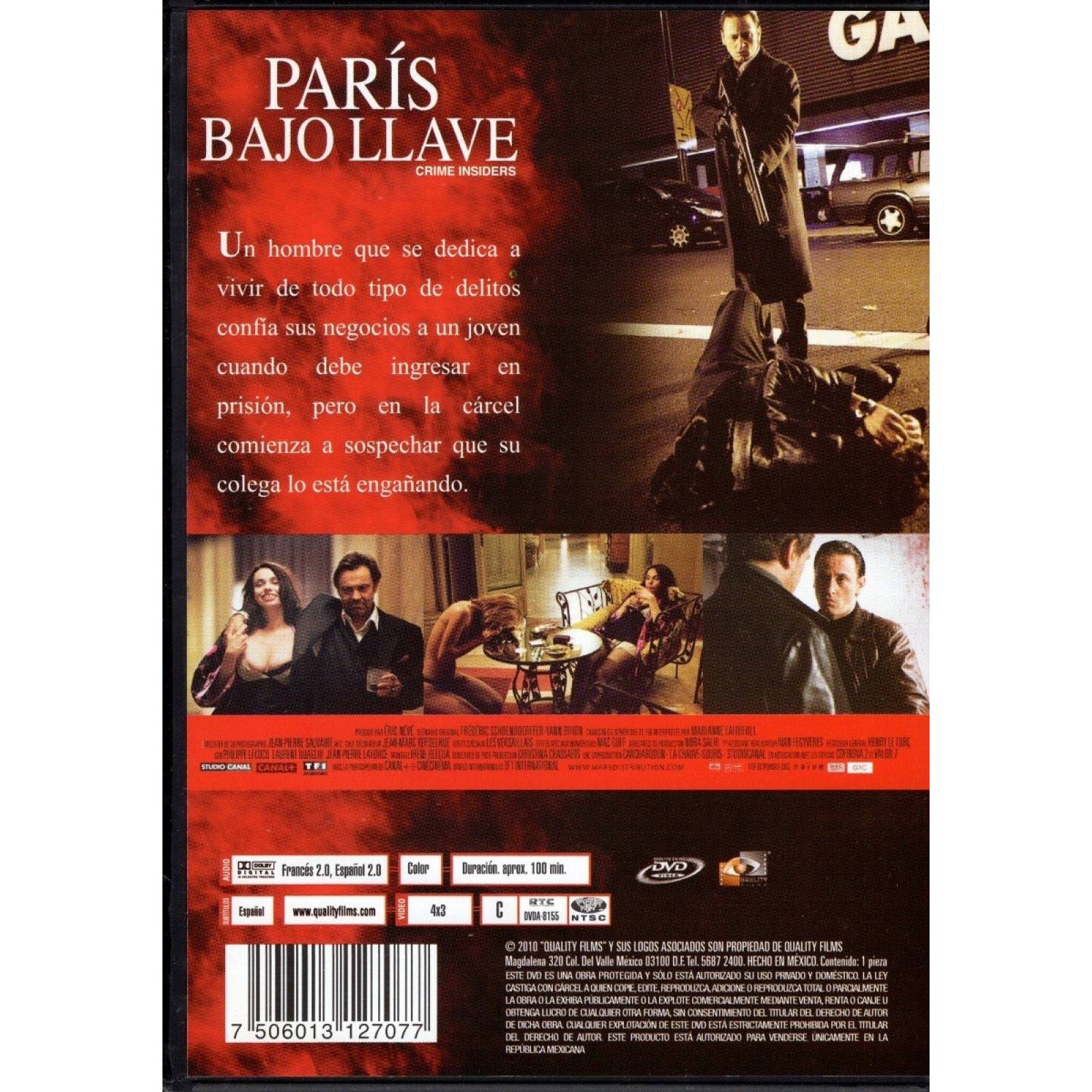 Paris Bajo Llave Crime Insiders Pelicula Dvd