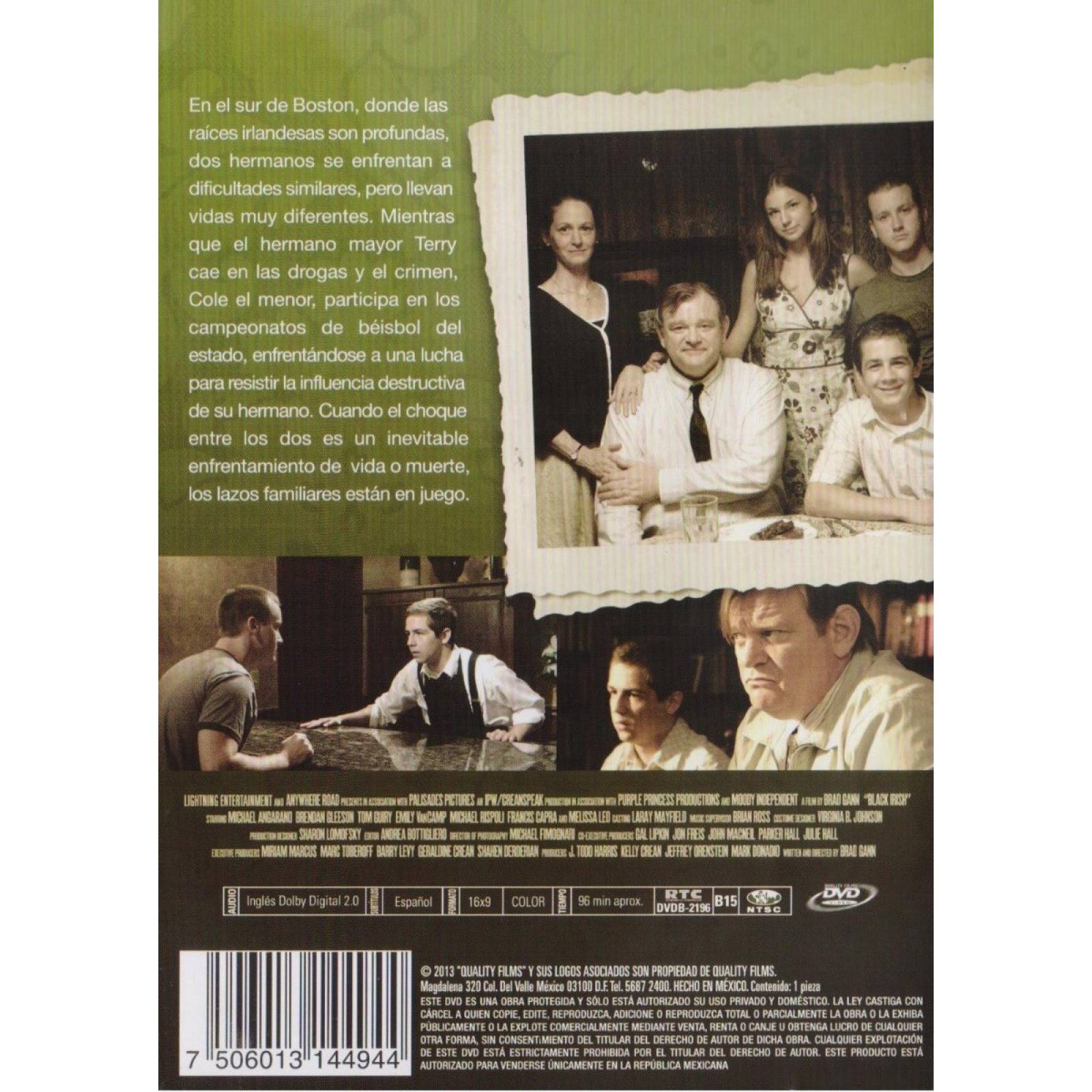 Caminos Opuestos Black Irish Michael Angarano Pelicula Dvd
