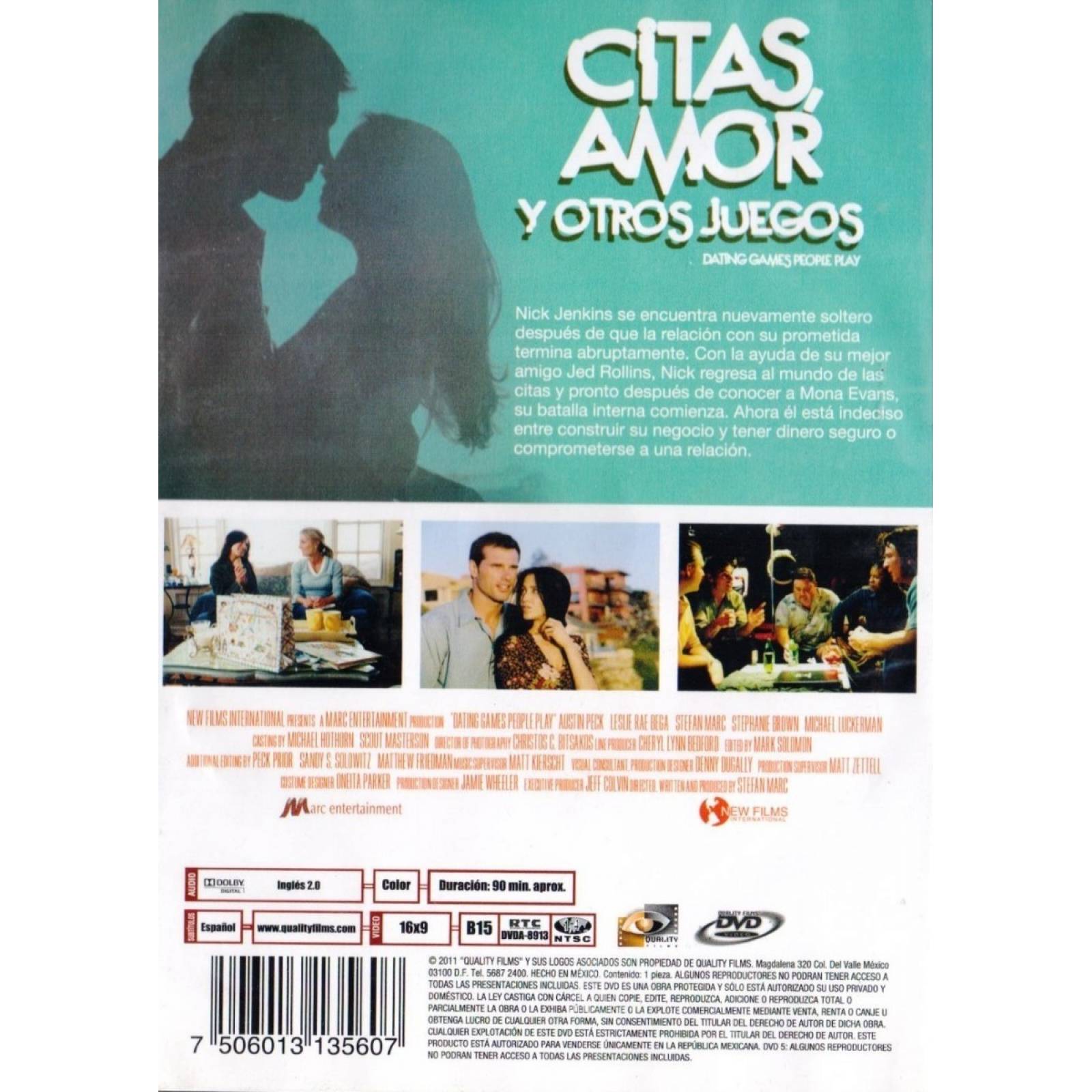 Citas Amor Y Otros Juegos Austin Peck Pelicula Dvd