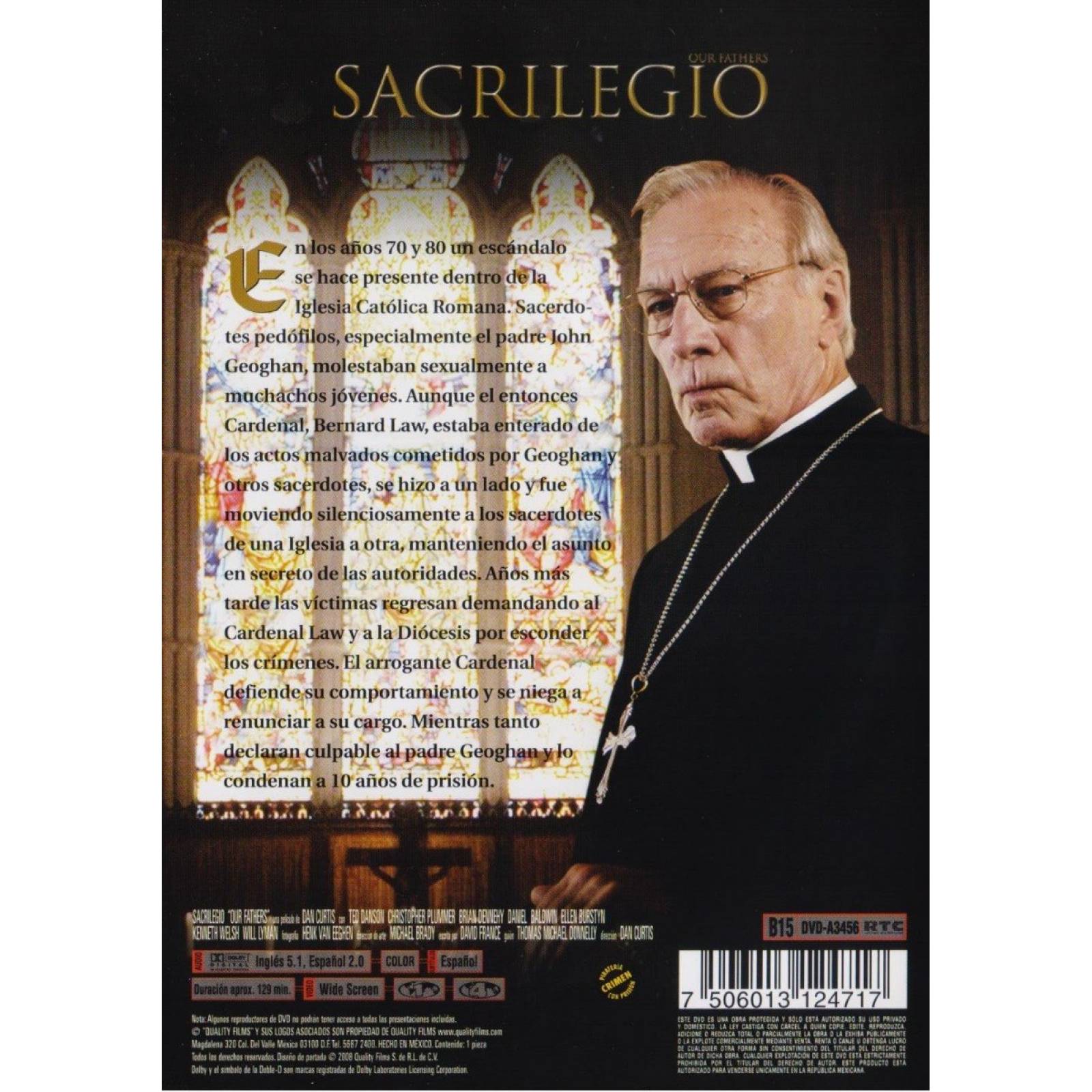 Sacrilegio Ted Danson Pelicula Dvd