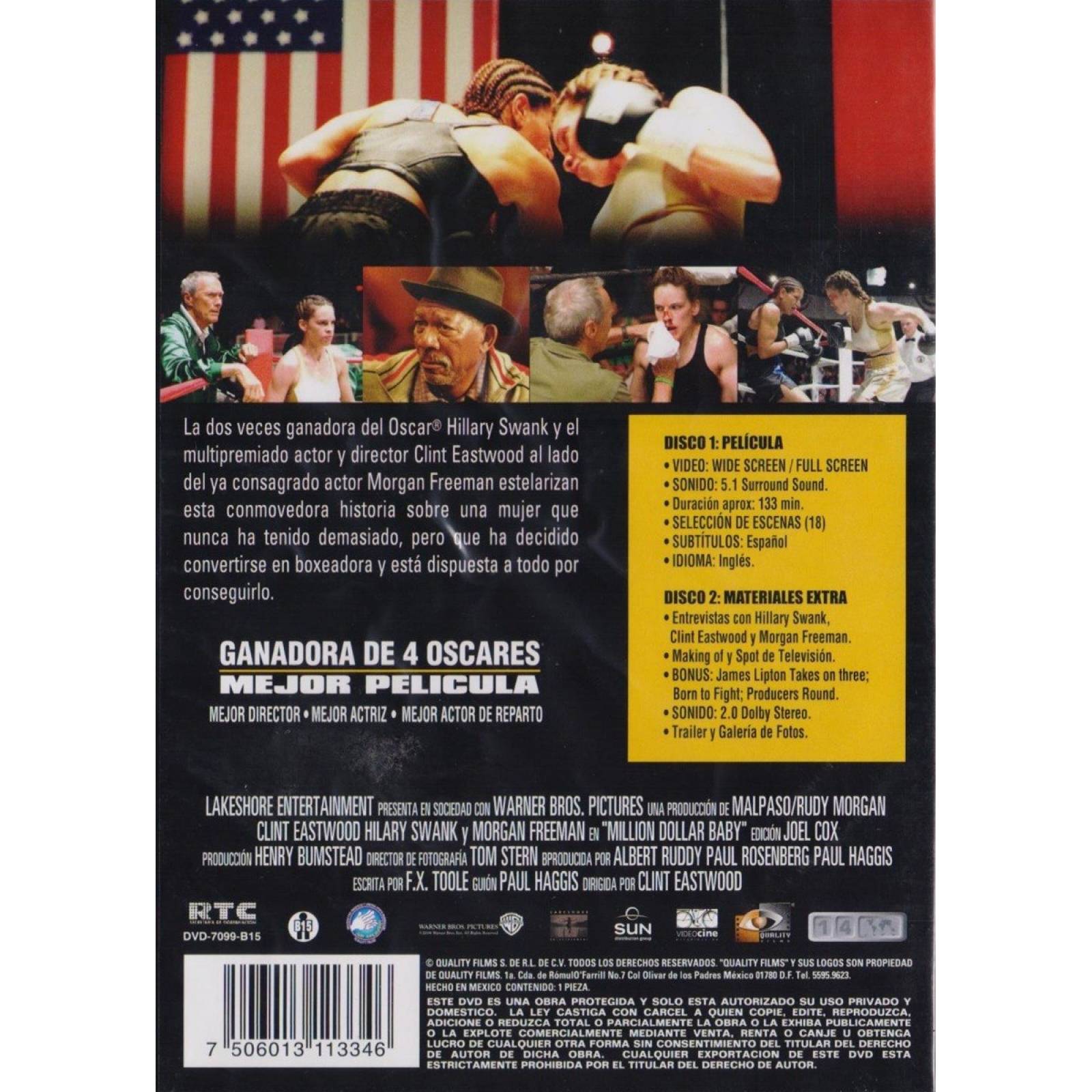 Golpes Del Destino Million Dollar Baby Pelicula Dvd