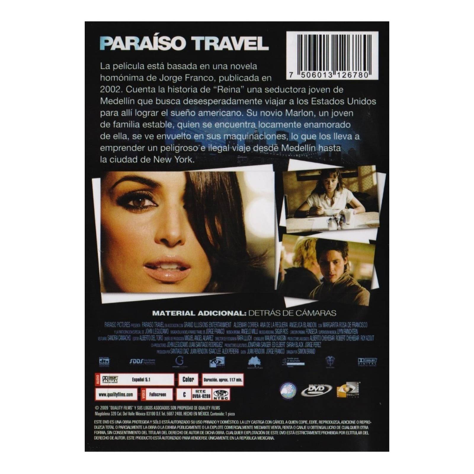 Paraiso Travel Ana De La Reguera Pelicula Dvd
