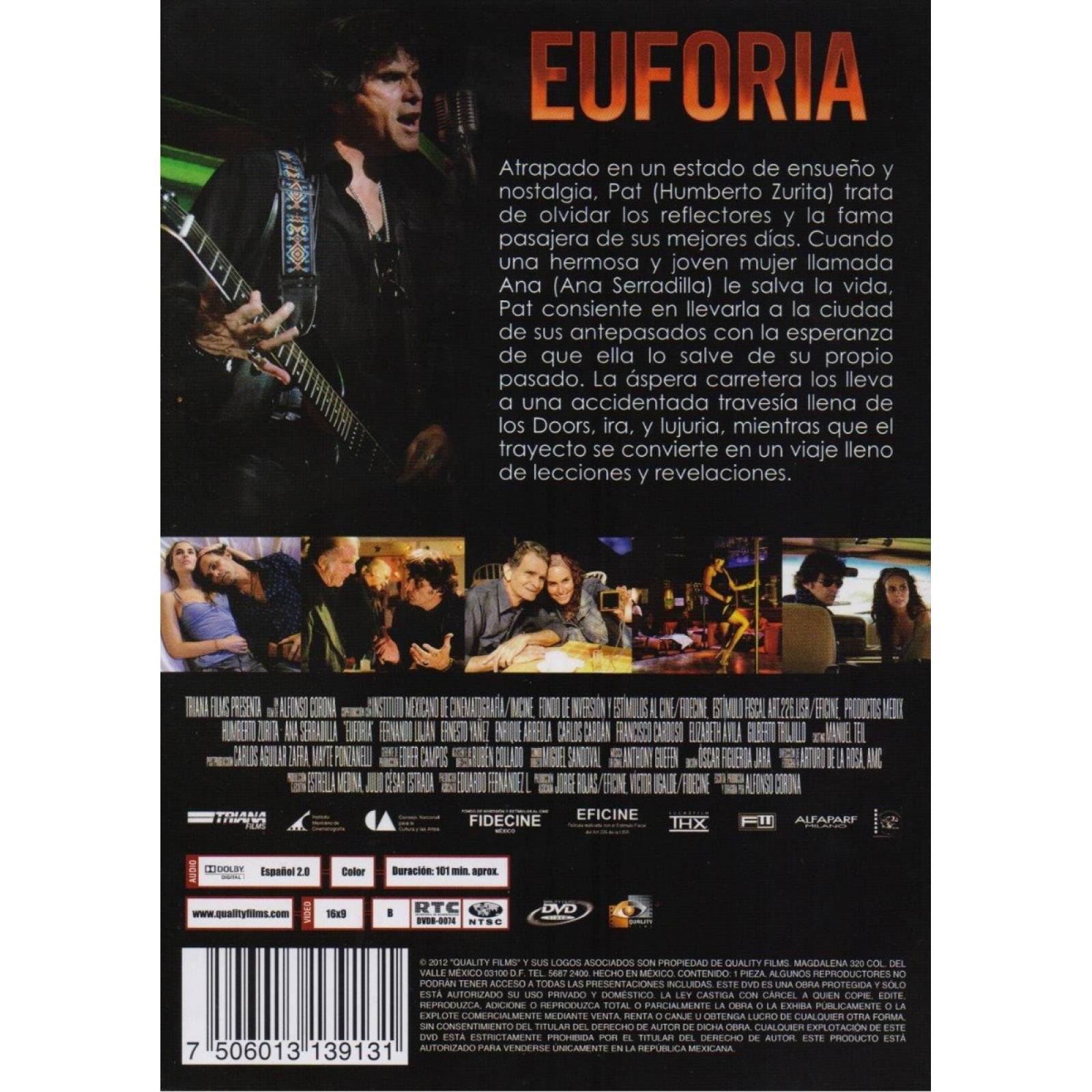 Euforia 2010 Humberto Zurita , Alonso Corona Pelicula Dvd