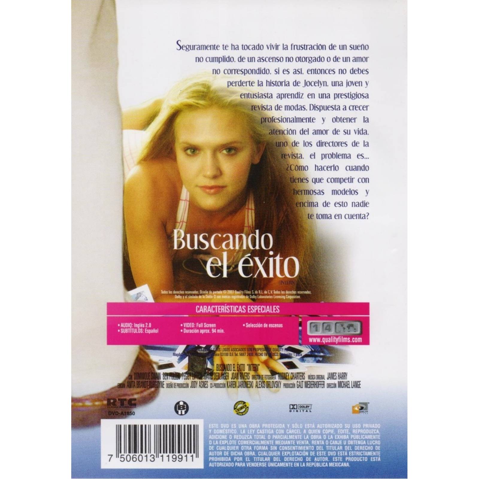 Buscando El Exito Intern 2007 Dominique Swain Pelicula Dvd