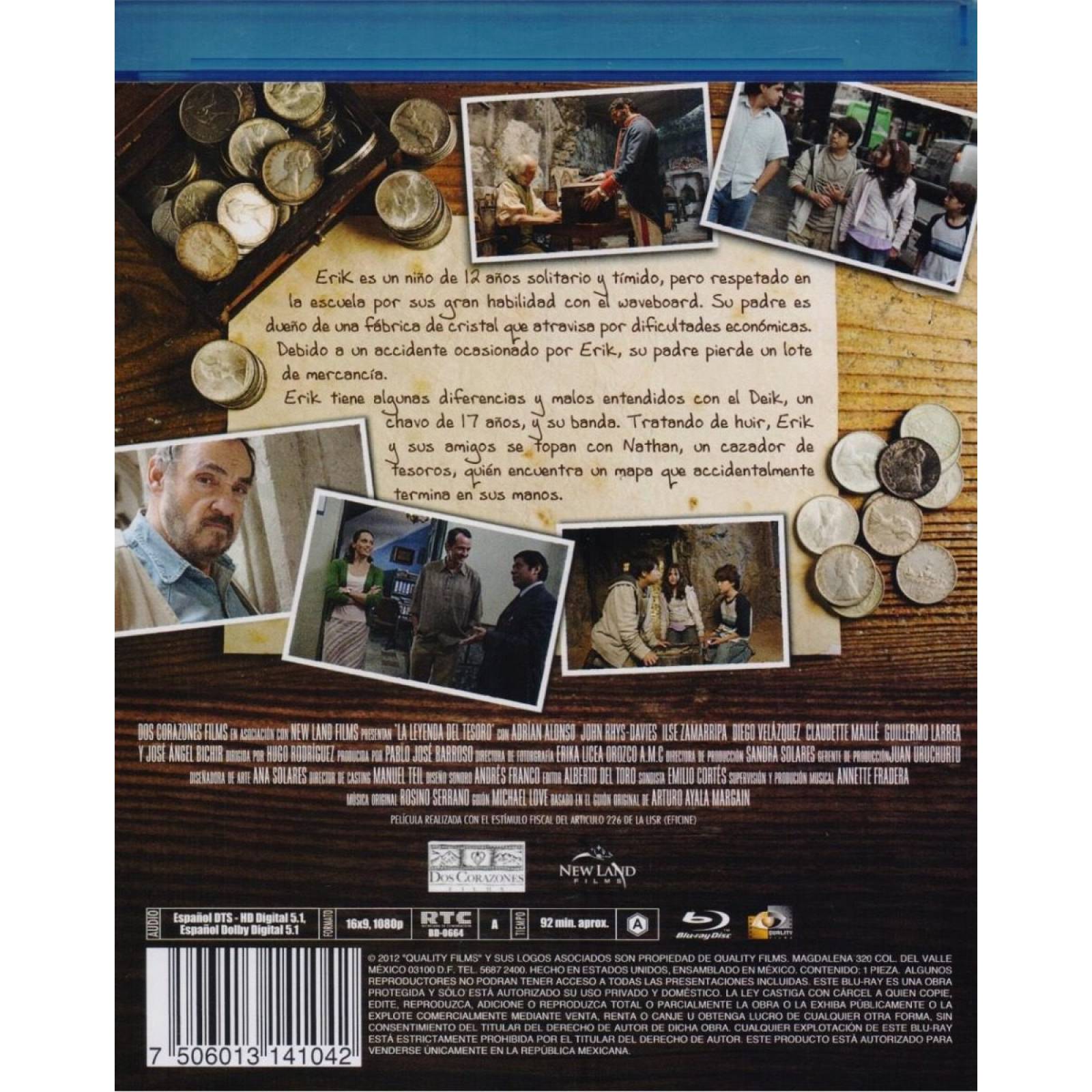 La Leyenda Del Tesoro Pelicula Mexicana Blu-ray