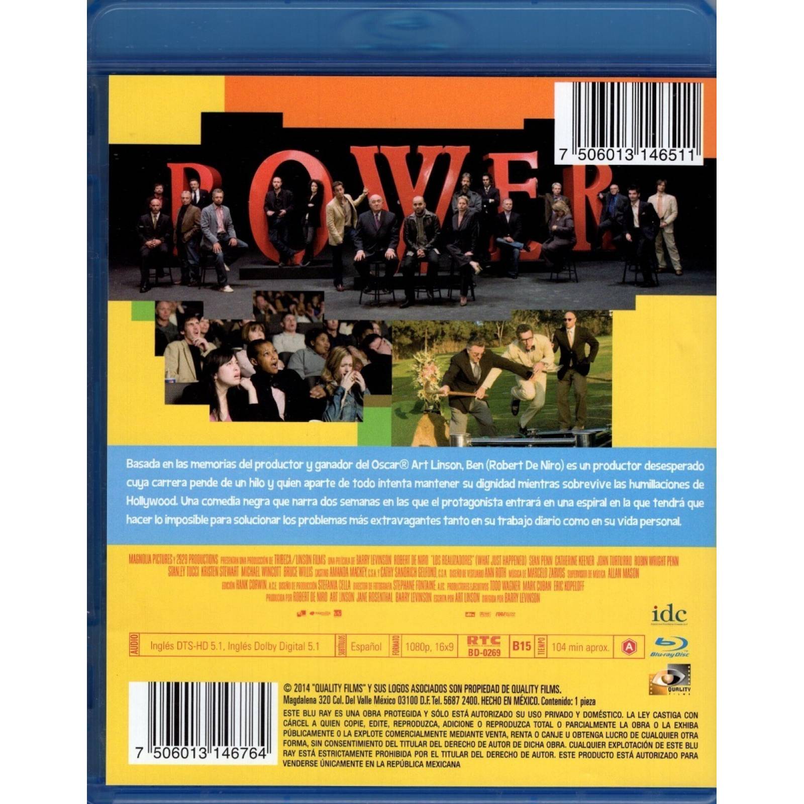 Los Realizadores What Just Happened Pelicula Blu-ray