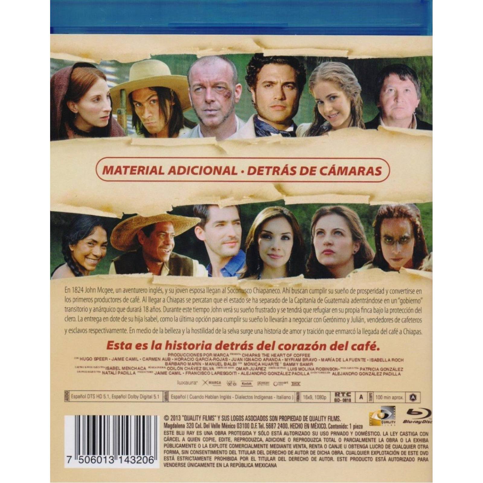 Chiapas The Heart Of Coffee Jaime Camil Pelicula Blu-ray