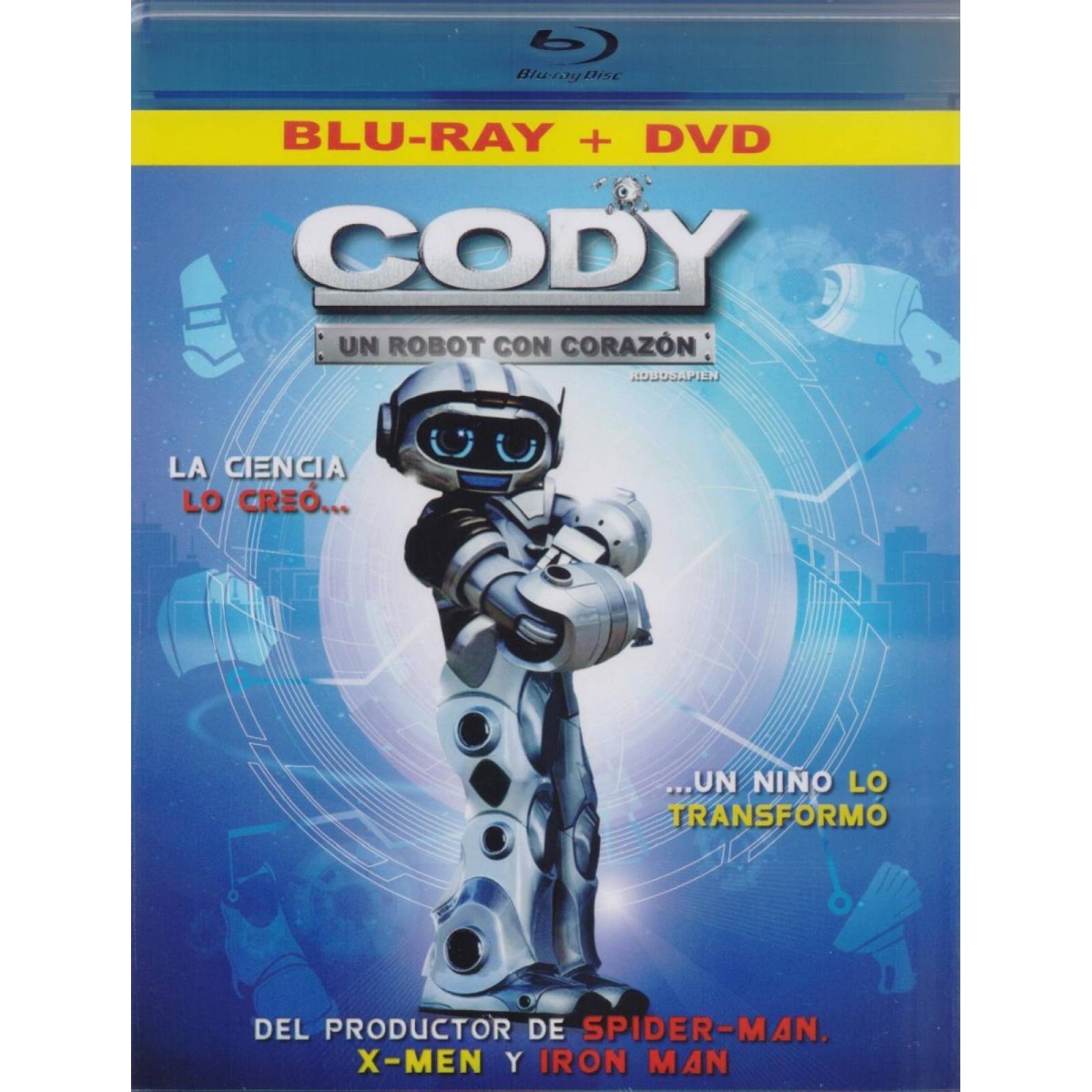 Cody Un Robot Con Corazon Pelicula Blu-ray + Dvd