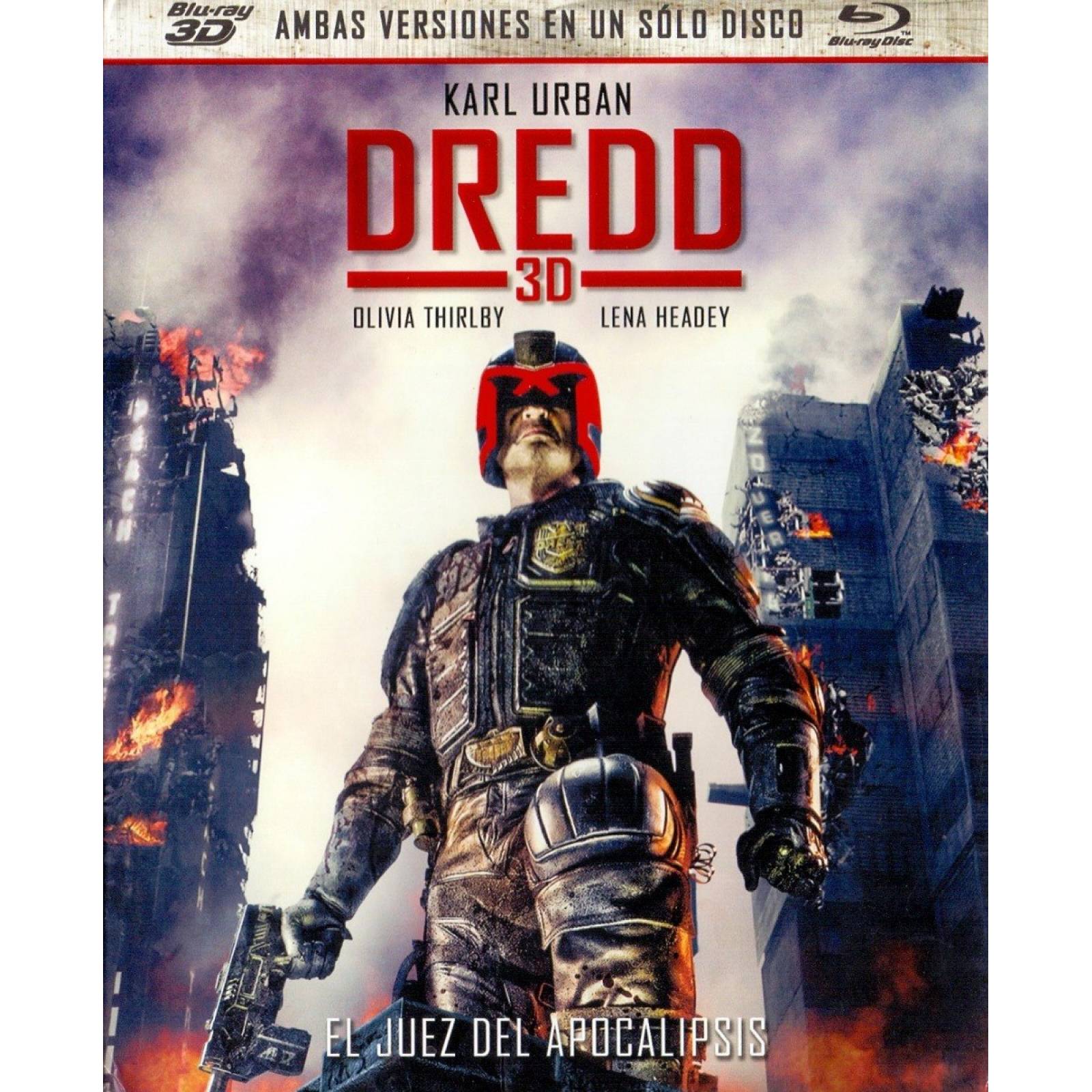 Dredd 3d Karl Urban 2012 Pelicula Blu-ray 3d