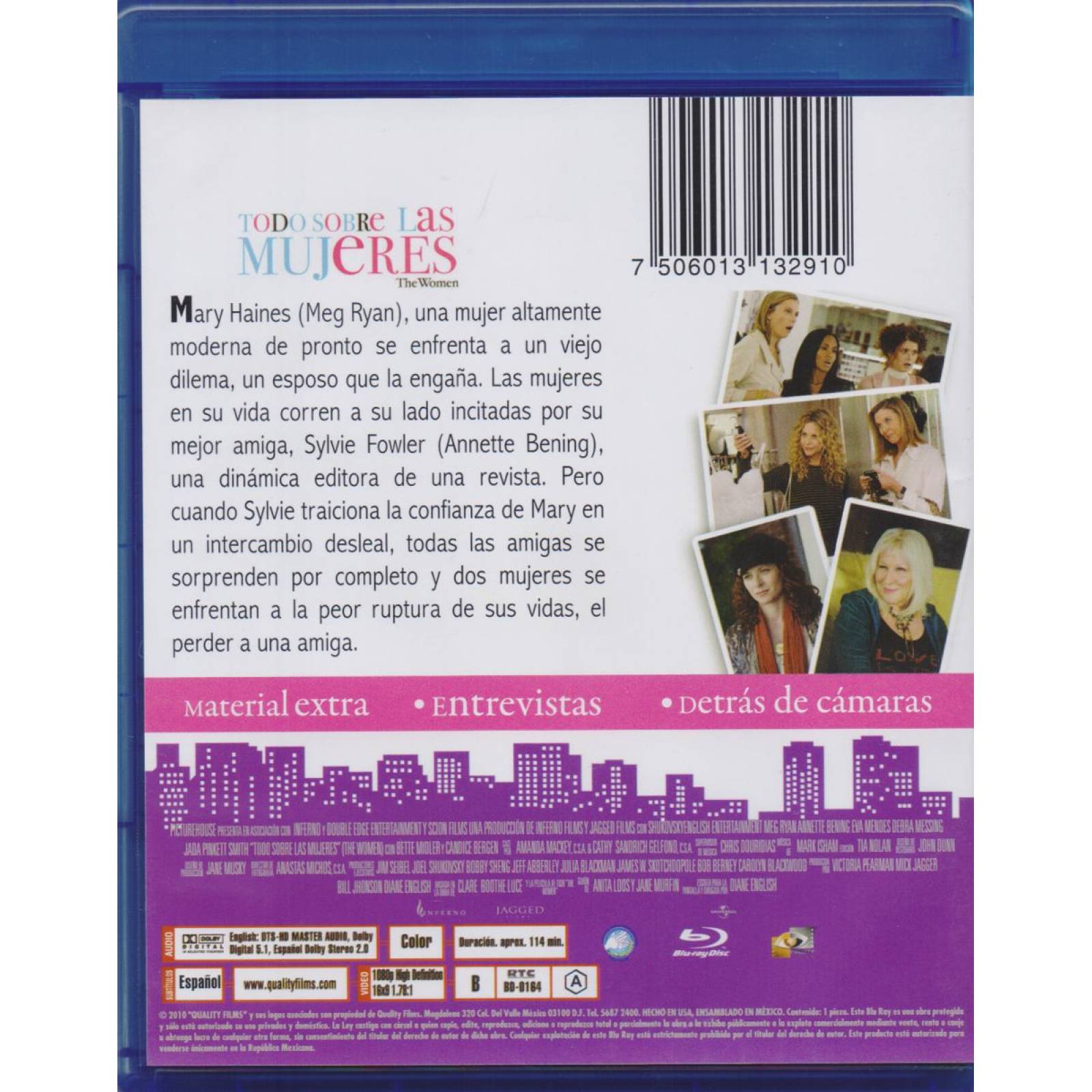 Todo Sobre Las Mujeres The Women Eva Mendes Pelicula Blu-ray