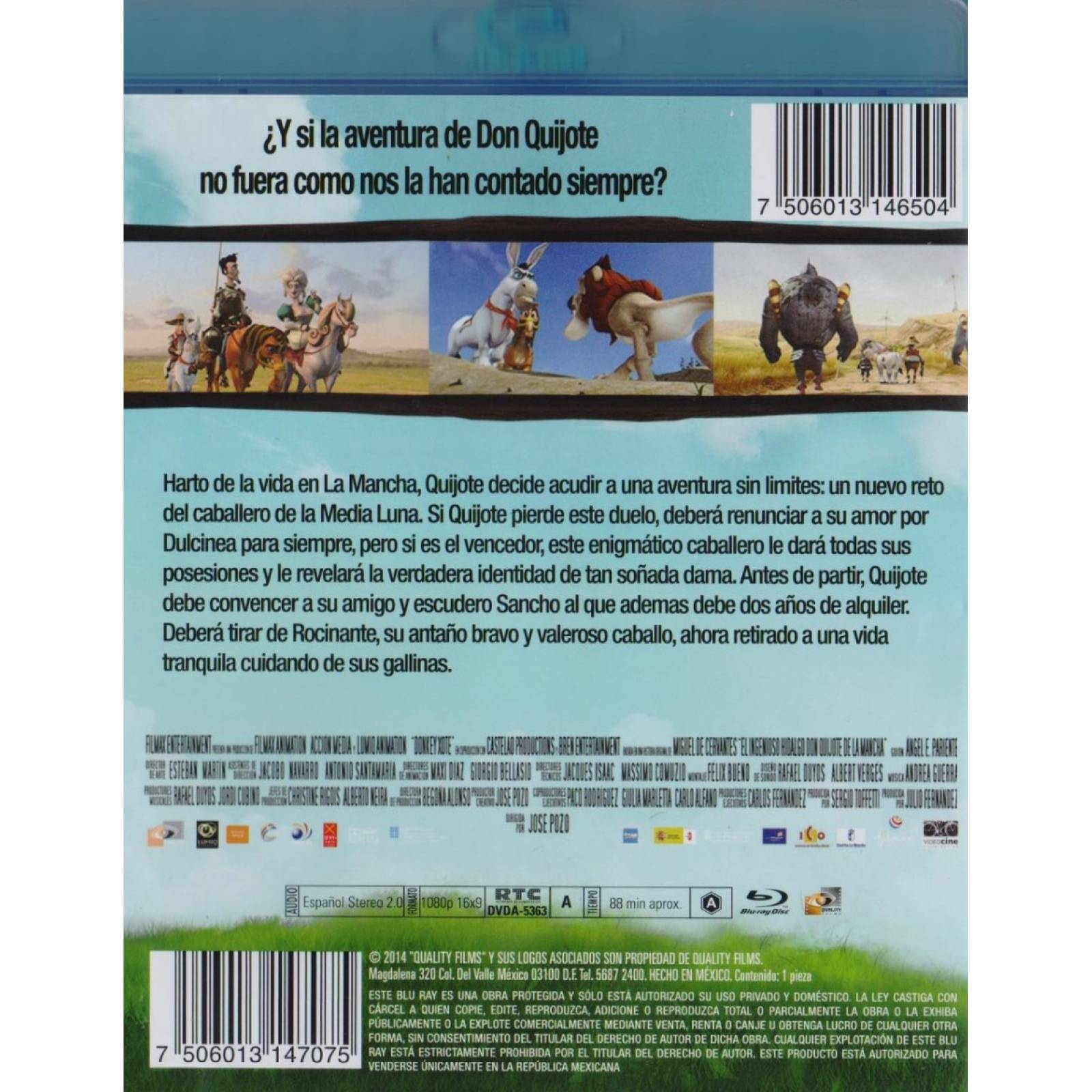 Donkey Xote 2007 Facundo Gomez Pelicula Blu-ray