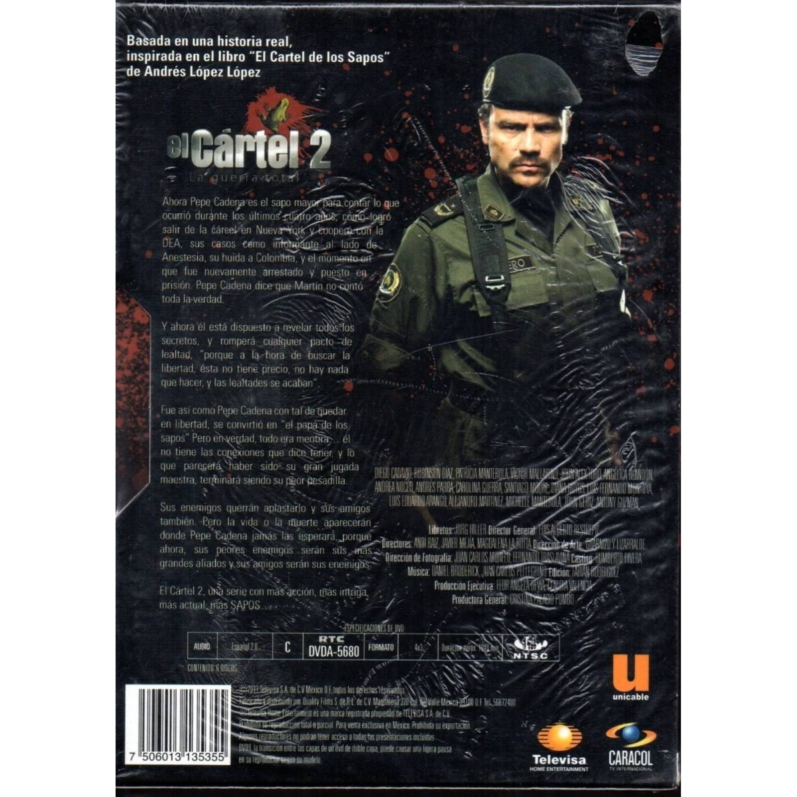 El Cartel 2 Dos La Guerra Total Primera Parte 1 Serie Dvd