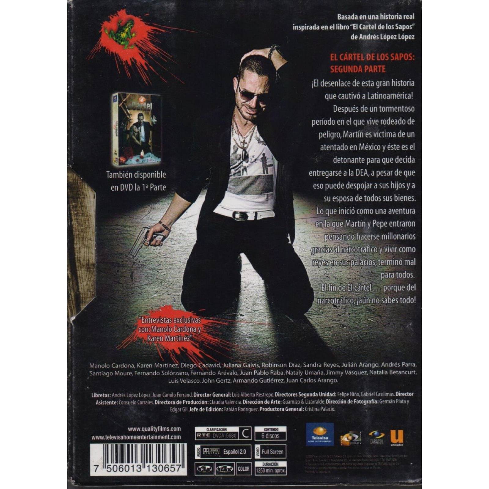 El Cartel De Los Sapos Temporada 1 Uno Parte 2 Dvd