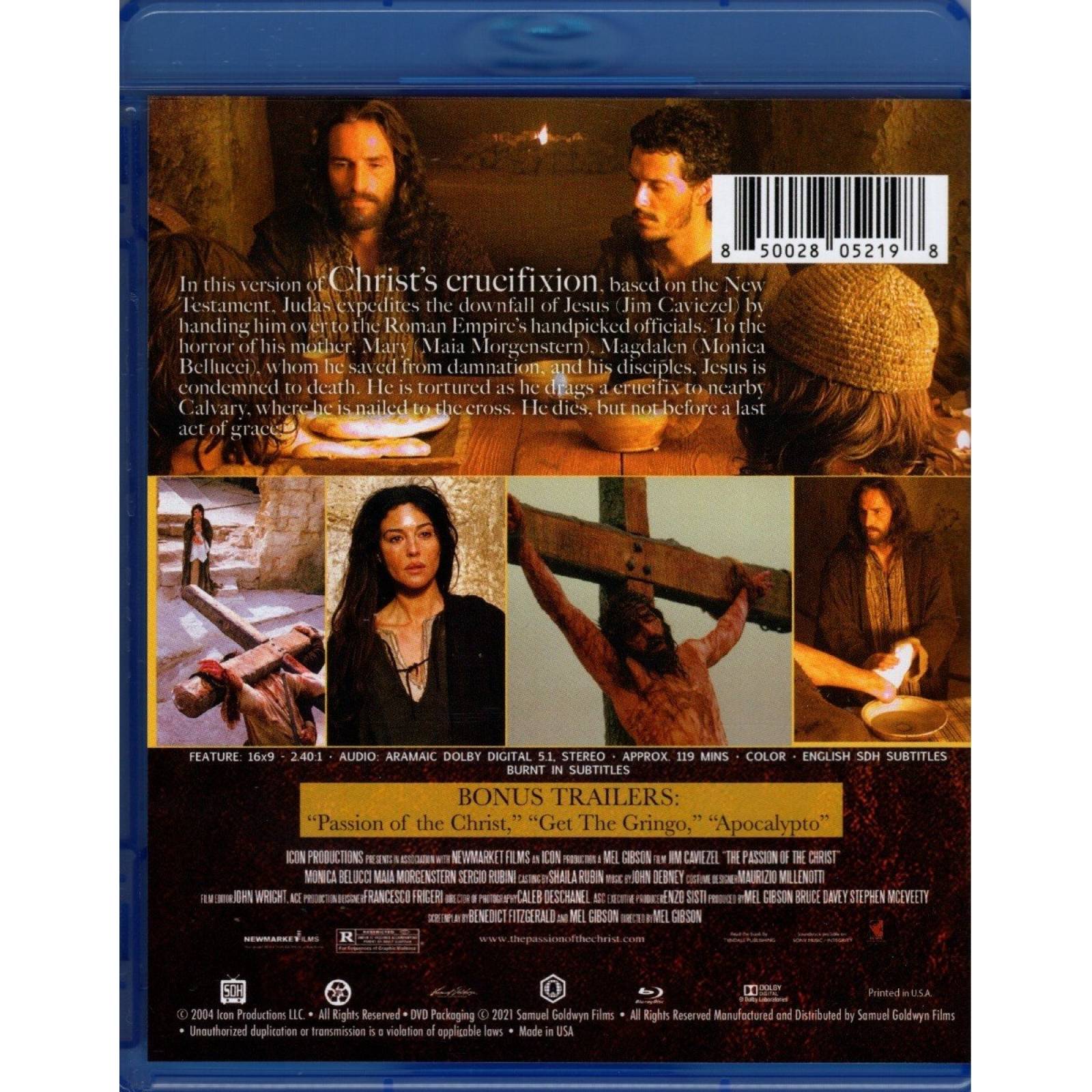 La Pasion De Cristo Mel Gibson Pelicula Blu-ray