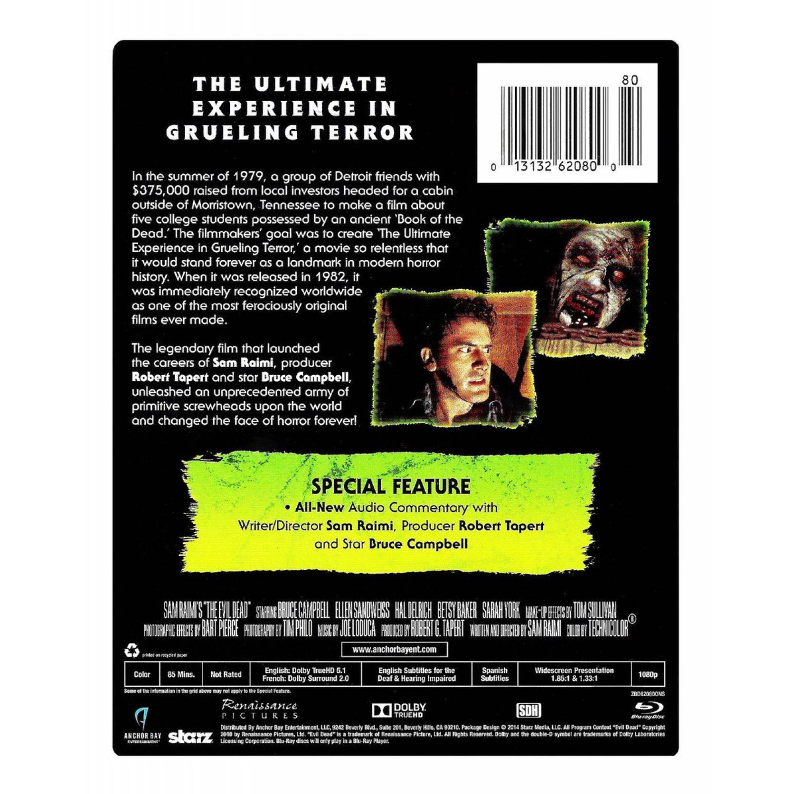 The Evil Dead 1981 Steelbook Pelicula Blu-ray