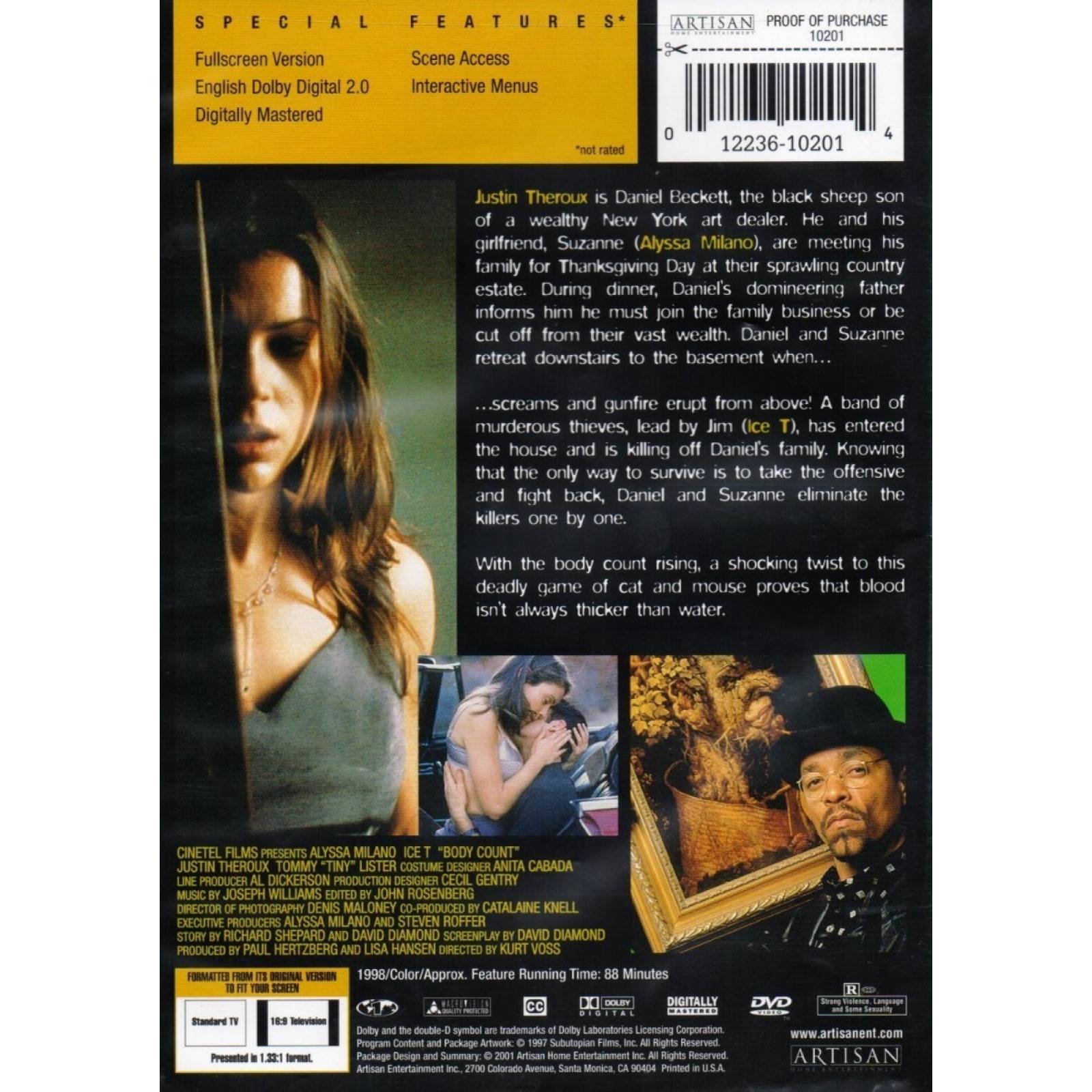 Body Count La Venganza Alysa Milano Pelicula Dvd